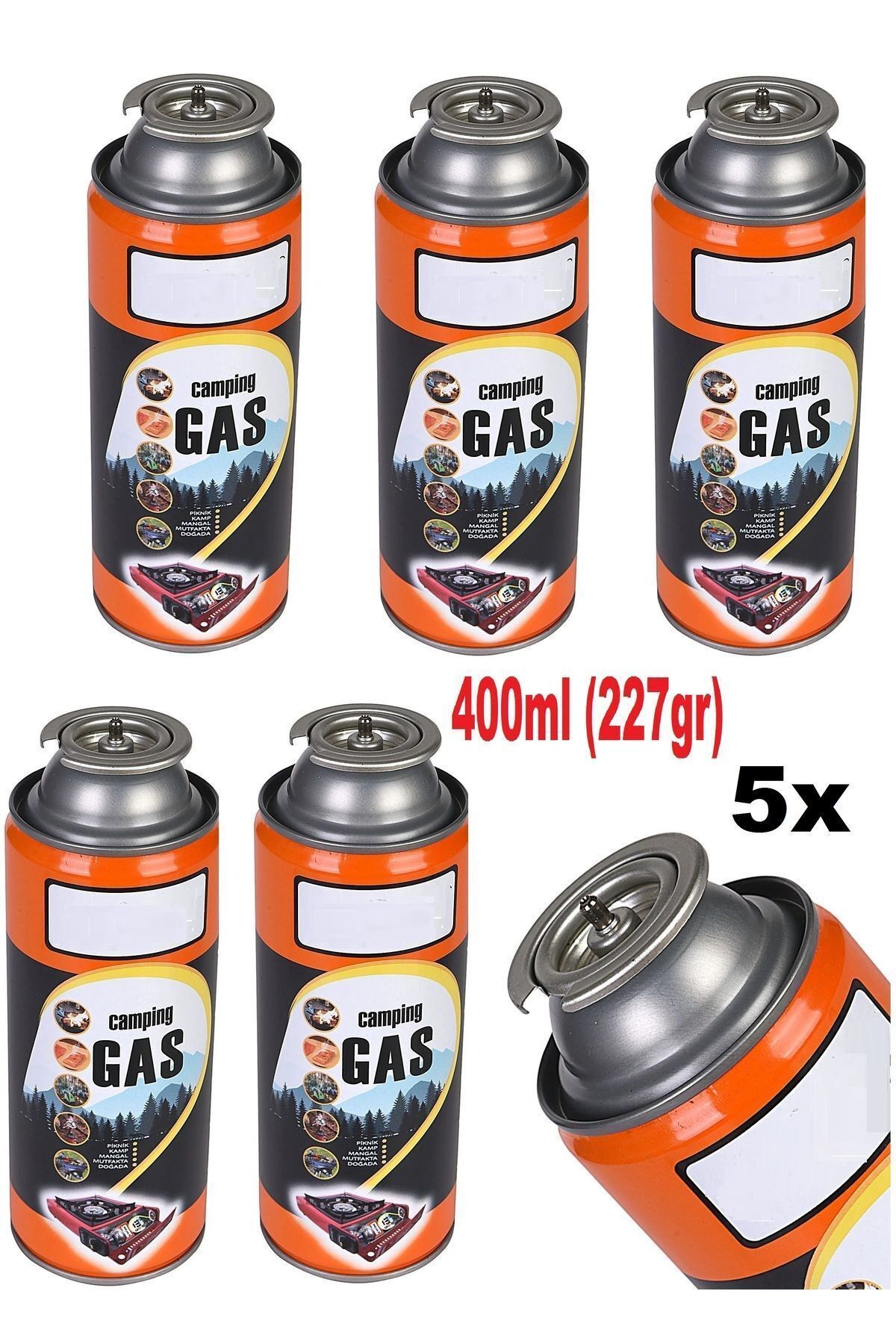 Tamirci Kaynak Şalama Pürmüzü Yüksek Alevli Metal Kafa Pürmüs Torch Ve 5li Kamp Gazı Seti 400ml