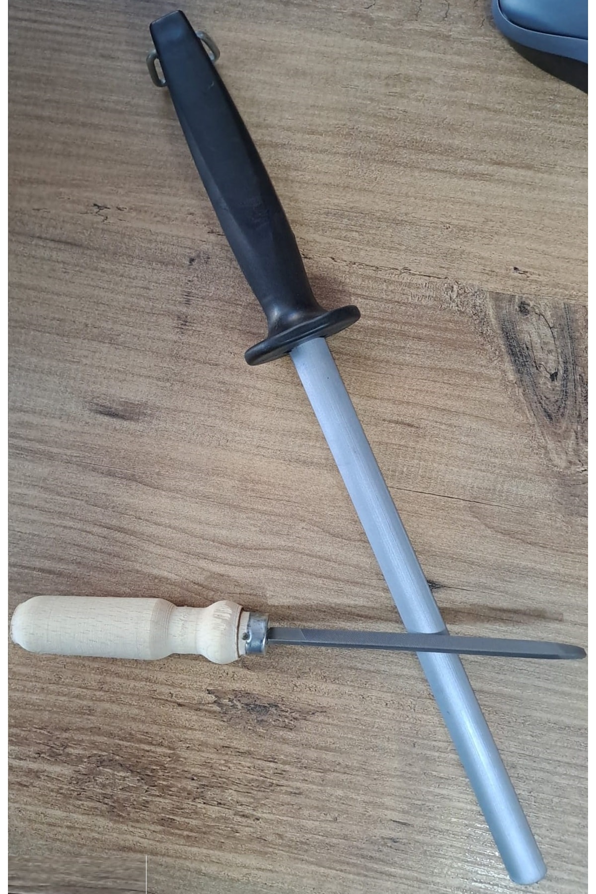 bıçak bileme oval masat ince eğe seti satır nacak bileme için 3 gen ege ve oval masat