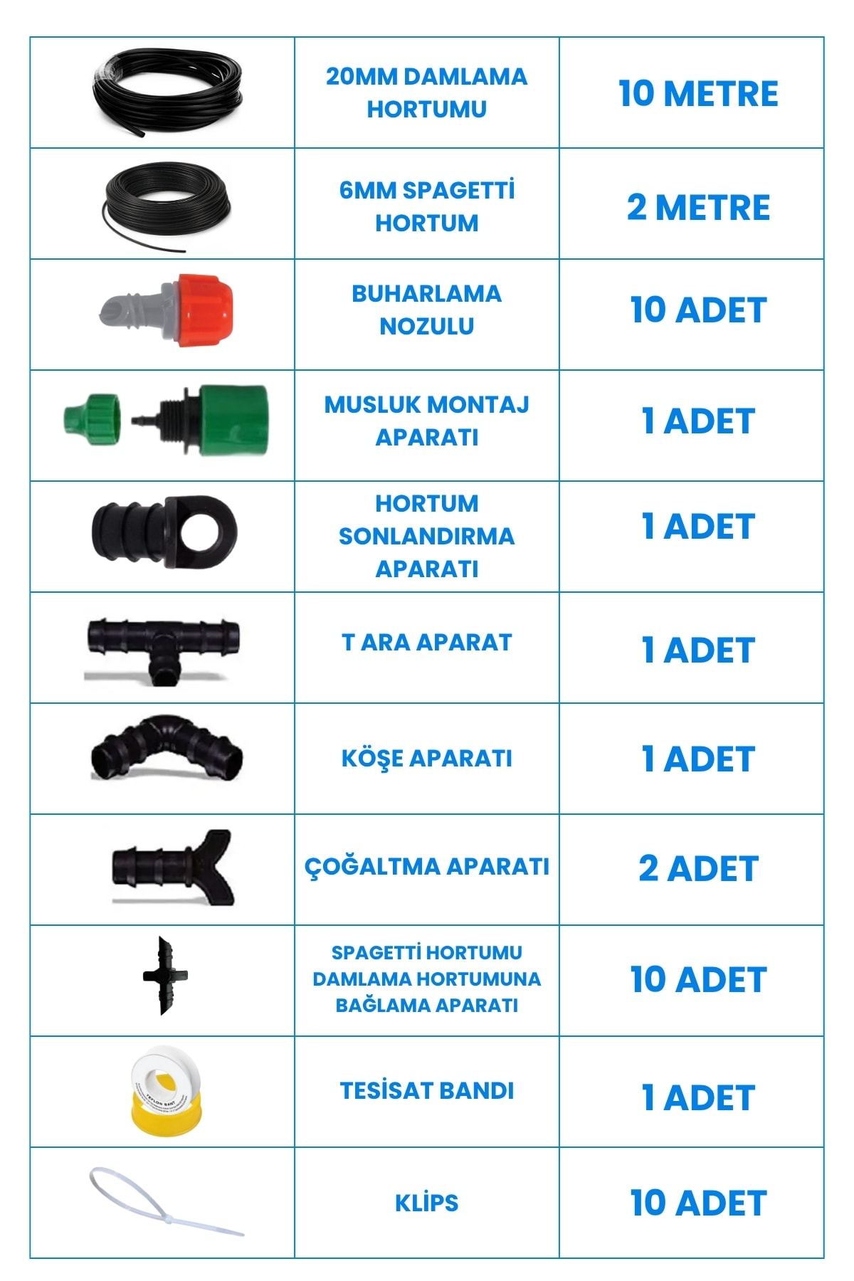 Bahçe Sera Hobi Bahçesi Tarla Saksı Sulama Nemlendirme Buharlama Sisleme Damlatma Hortum Sistemi