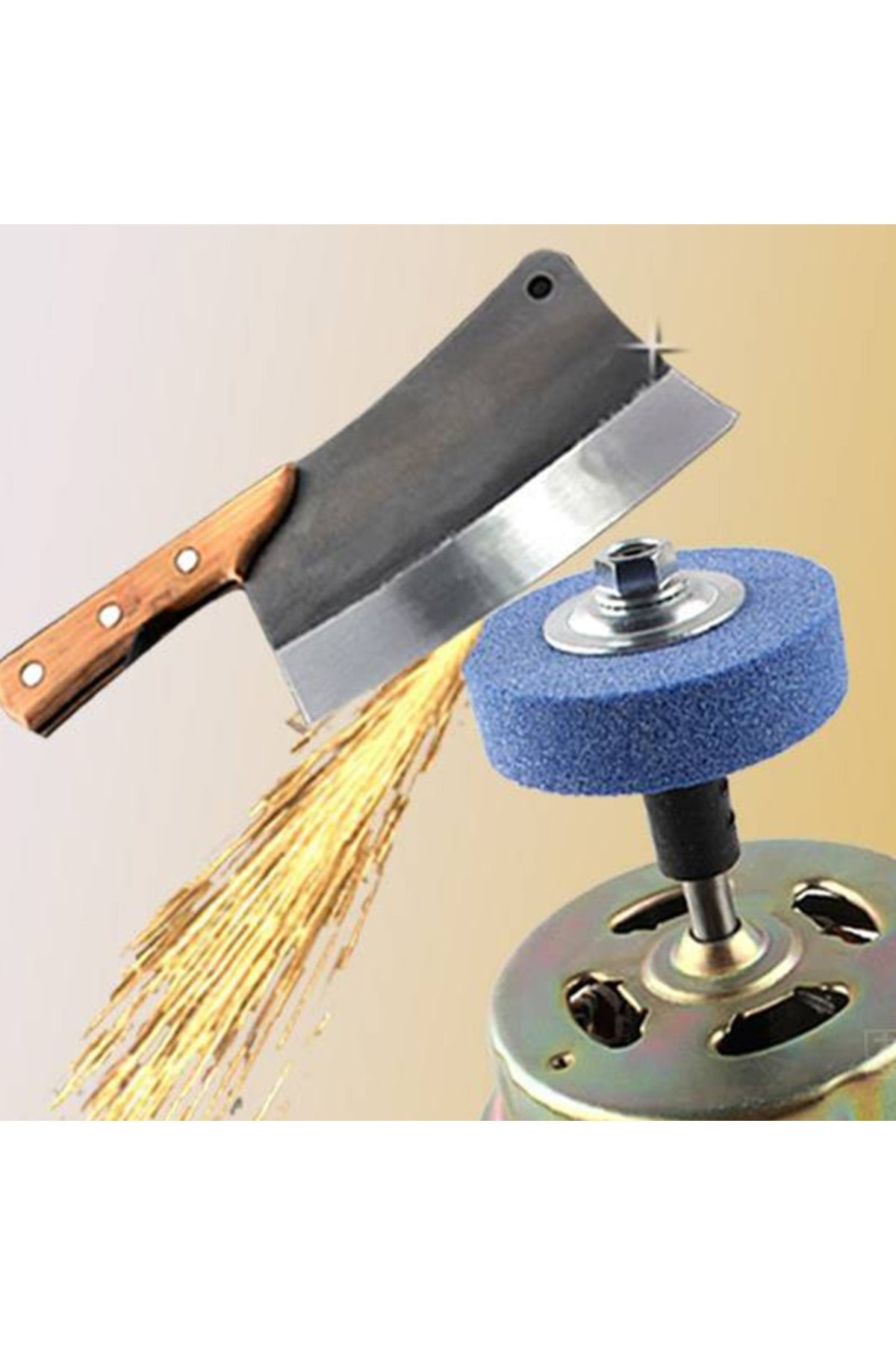 8mm  motor mili için bileme taşı ve kaplin motoru bileme makinesine dönüştürme seti bıçak satır