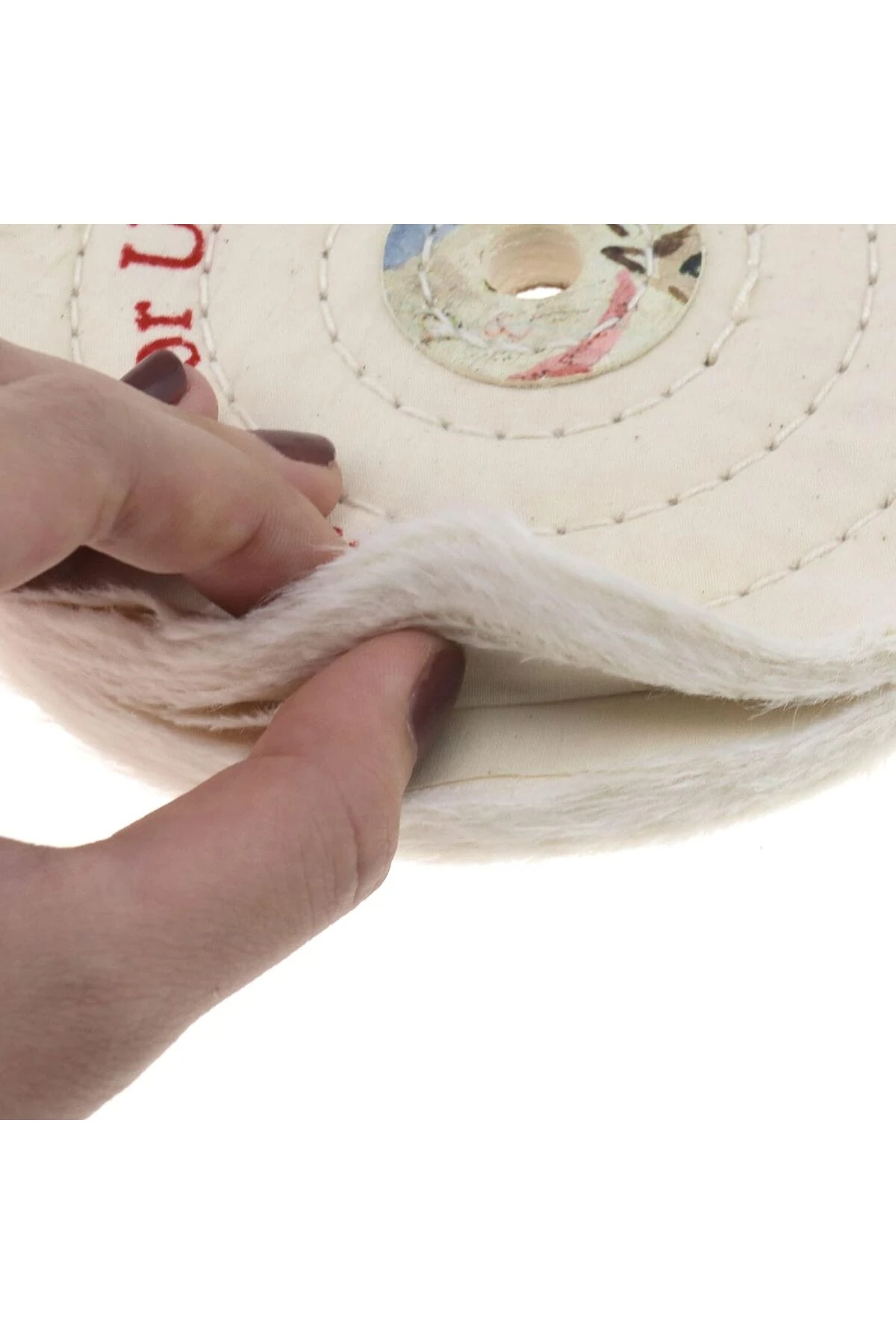 Pamuklu Parlatma Diski Tekerlek Polish Ped Metal Ahşap Takı Taşlama Cilalama Için Parlatma Polisaj