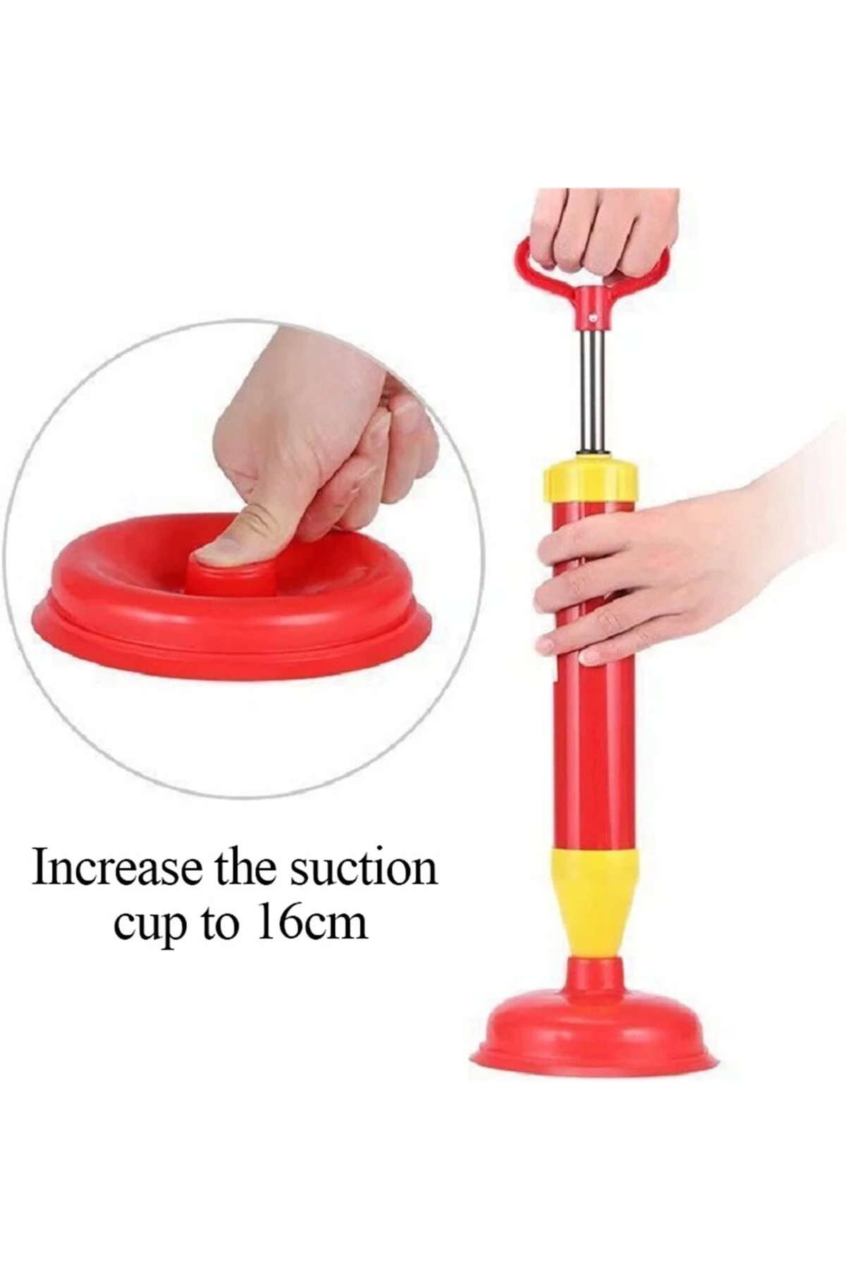 Klozet sifon Banyo evye vakum pompası kaucuk başlık güçlü vakum pompa küvet tıkanık açma pompa 3lü