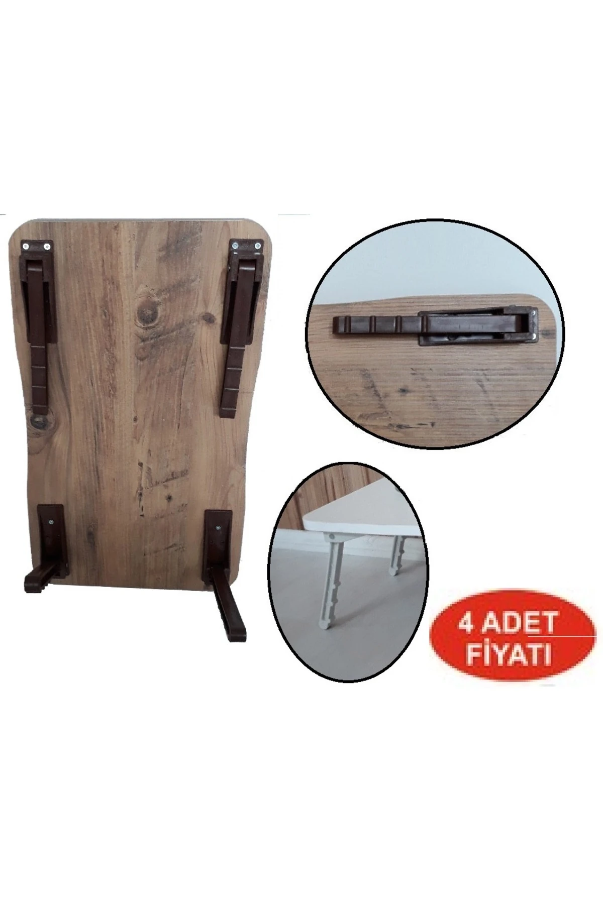 Yer Sofrası Ayağı Katlanır Ayak 4 Adet Sofra Ve Sini montaj Ayakları