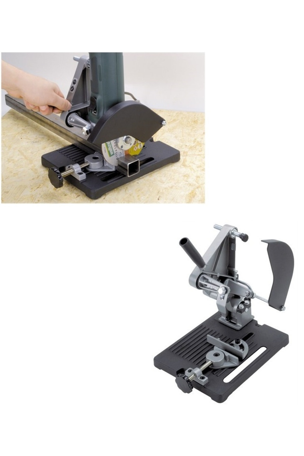 Açılı Kesme ve Taşlama Standı Avuç Taşlama Tezgahı Sehpası 115-125mm alüminyum stand