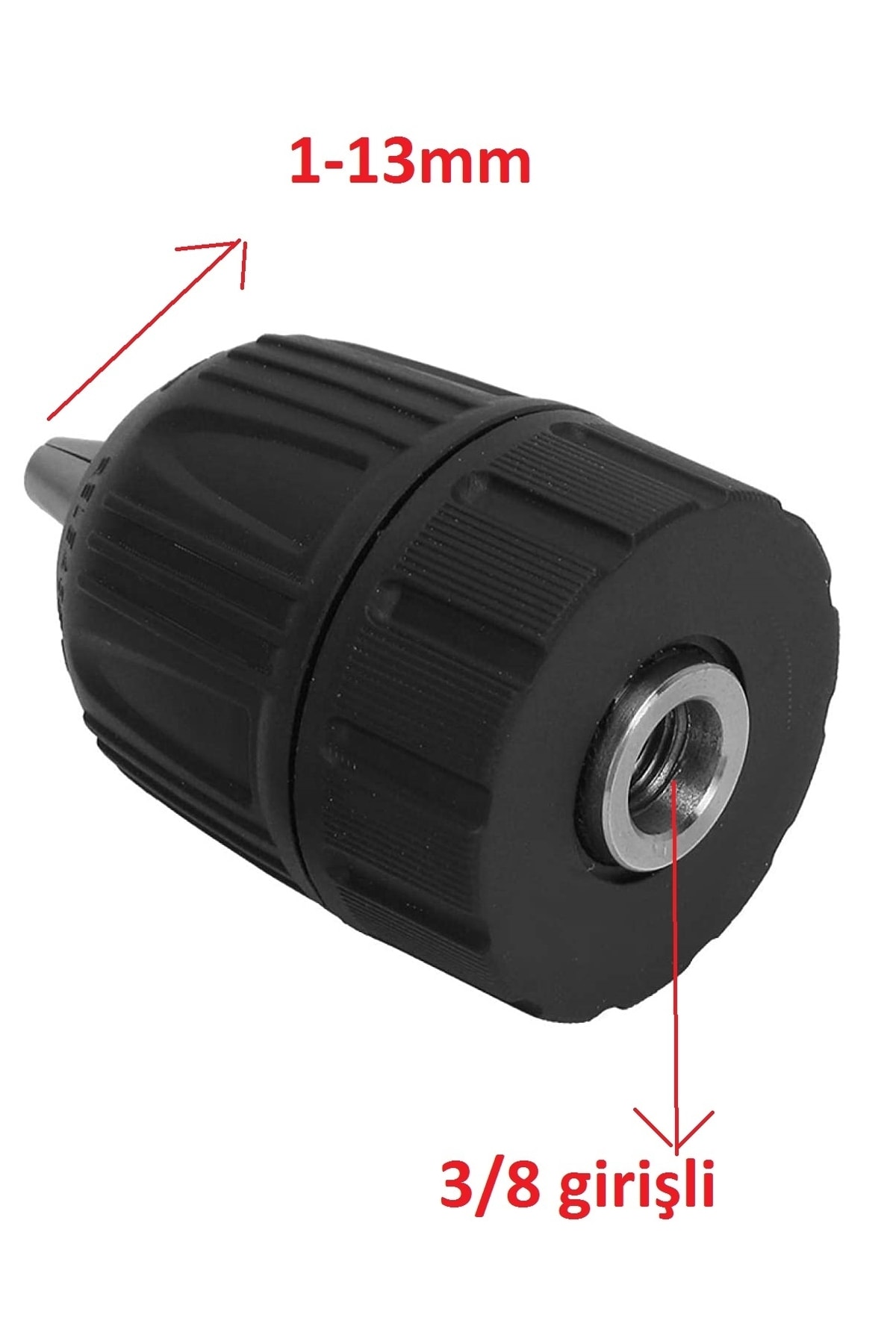 Supra Plastik Mandren - 1.5-13 Mm 3/8-24 Anahtarsız Otomatik