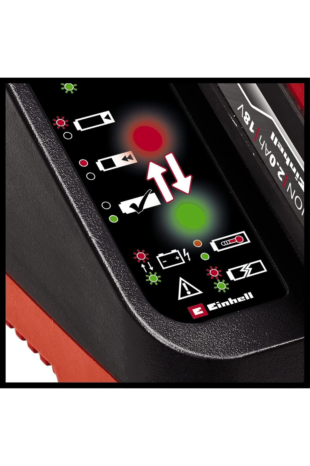 Einhell Lithıum-ion Batarya Teknolojisi Şarj Aleti Yedek Batarya Şarj Makinesi 3.0 amp Pil Şarj