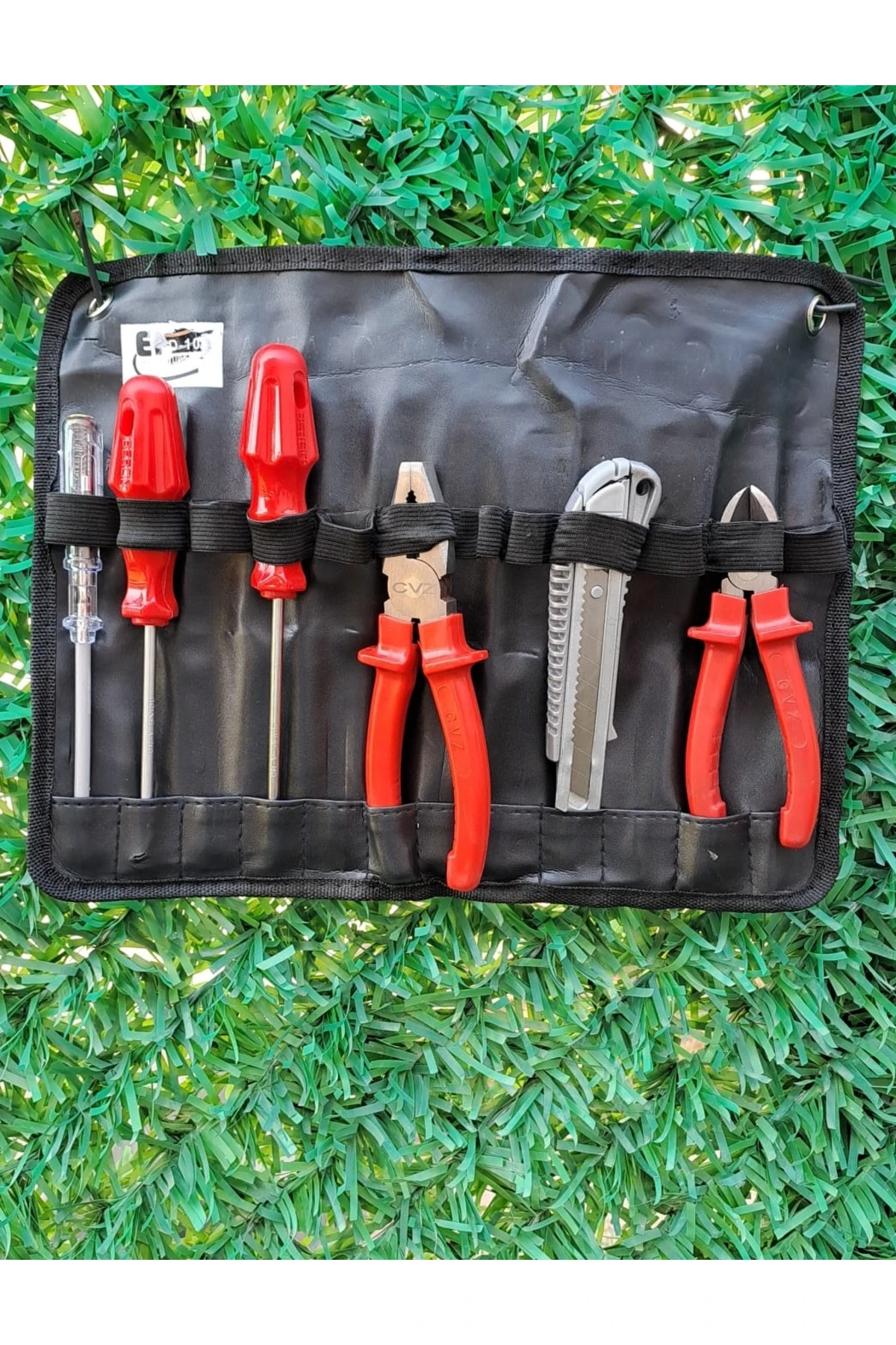 Pense Yan Keski Tornavida Seti Manyetik 2li Tornavida Kontrol Kalemi Falçata Takımı Izoleli 7 parça