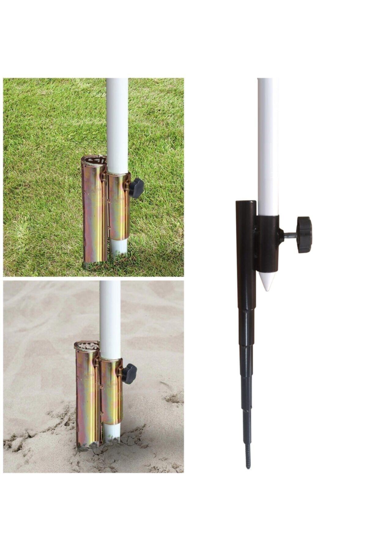 Şemsiye Için Sabitleme Kazığı Kamp Çadırı Plaj Bahçe Şemsiyesi Için Kazık Kum Toprak Plaj Sabitleme