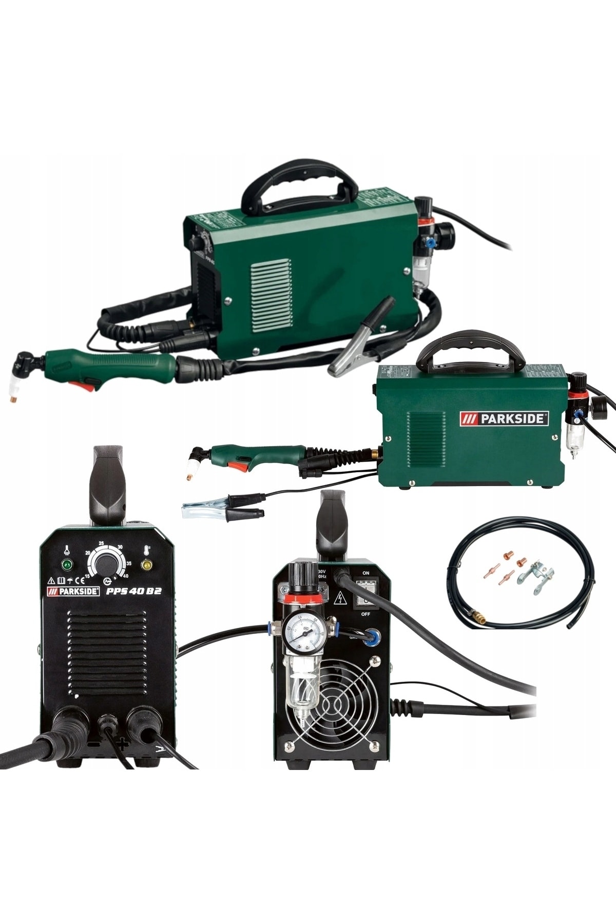 parkside plasma cutter pp3 40 b3 elle Plazma Kesme Makinesi invertör metal kesici
