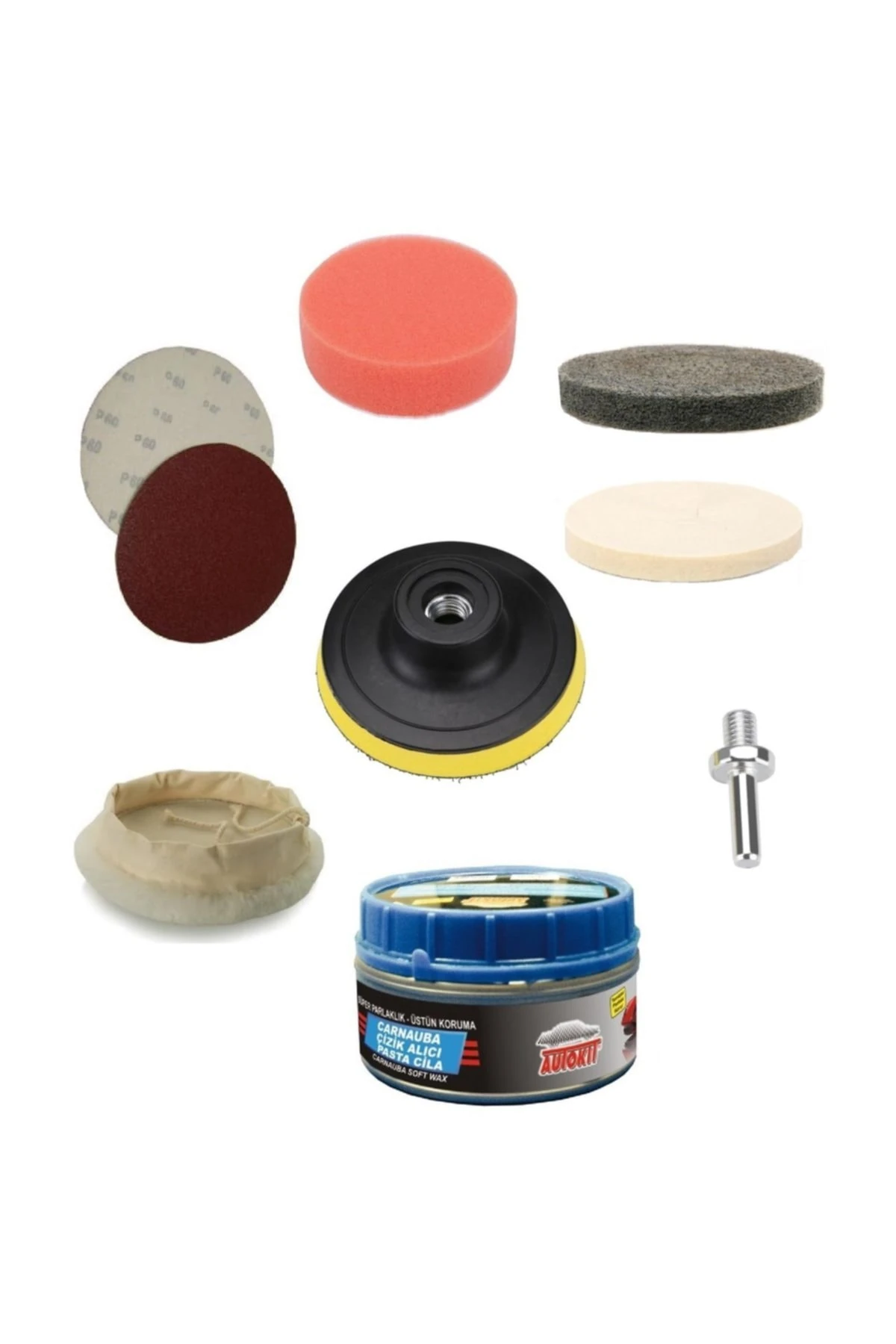 Araç Kaporta Tampon Boya Polisaj Kiti