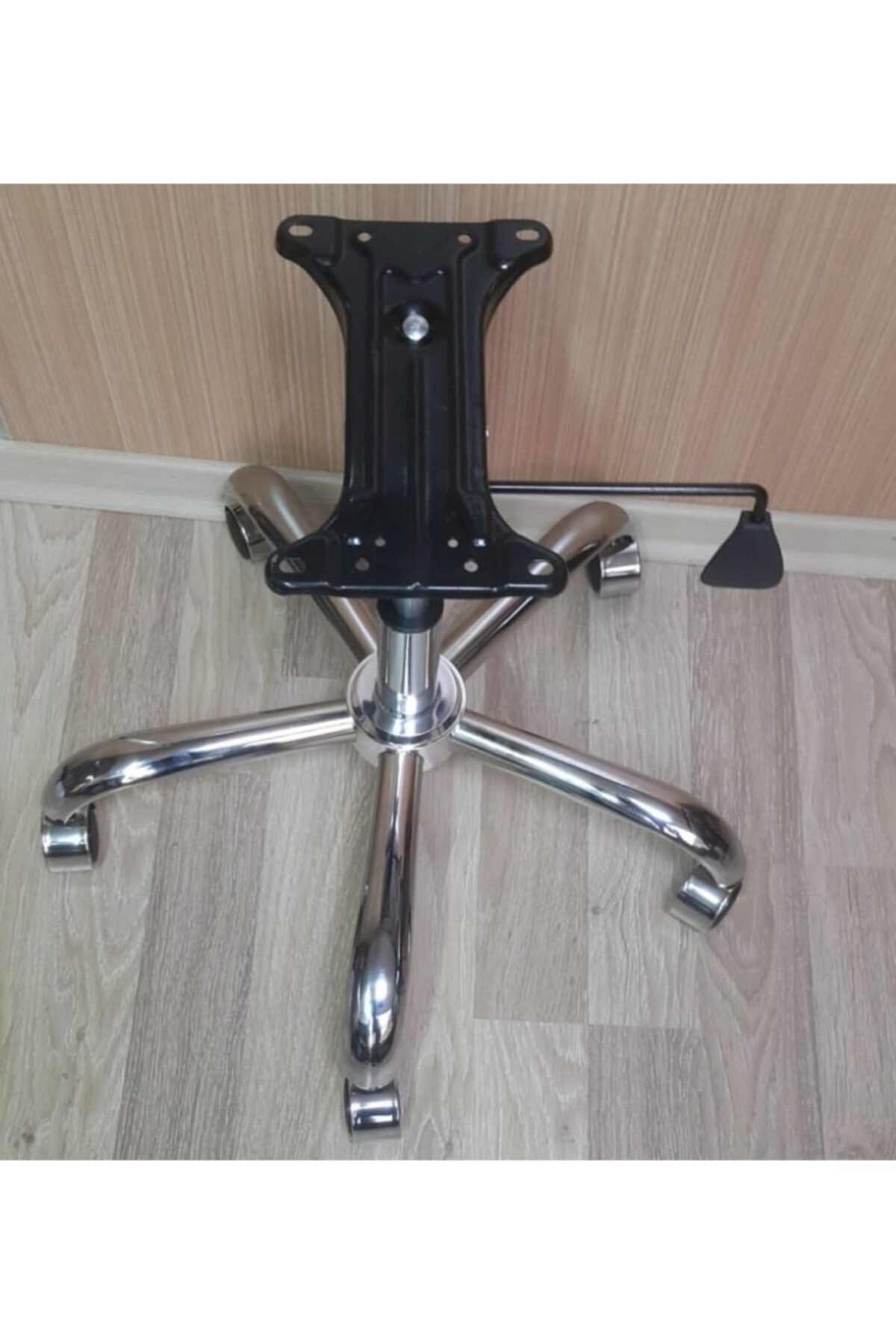 Ofis Büro Çalışma Koltuğu Için Metal Yıldız Ayak Amortisör Tekerlek Şase Tek Kollu Mekanizma Seti