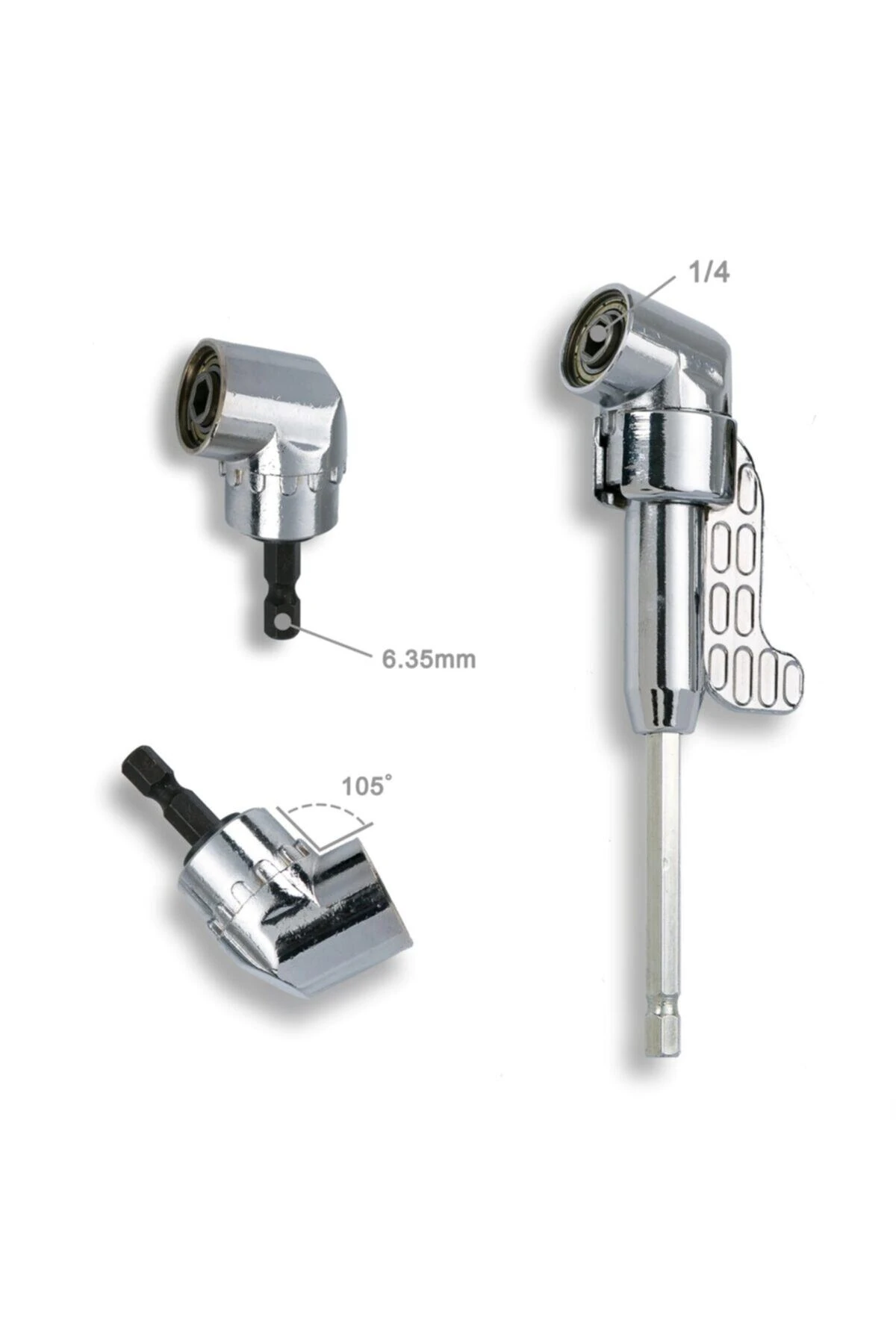 Matkap Için Vidalama Uç Seti Altıgen Hex Köşe Kör Vidalama Adaptörü Hızlı Bits Adaptör Esnek Hortum