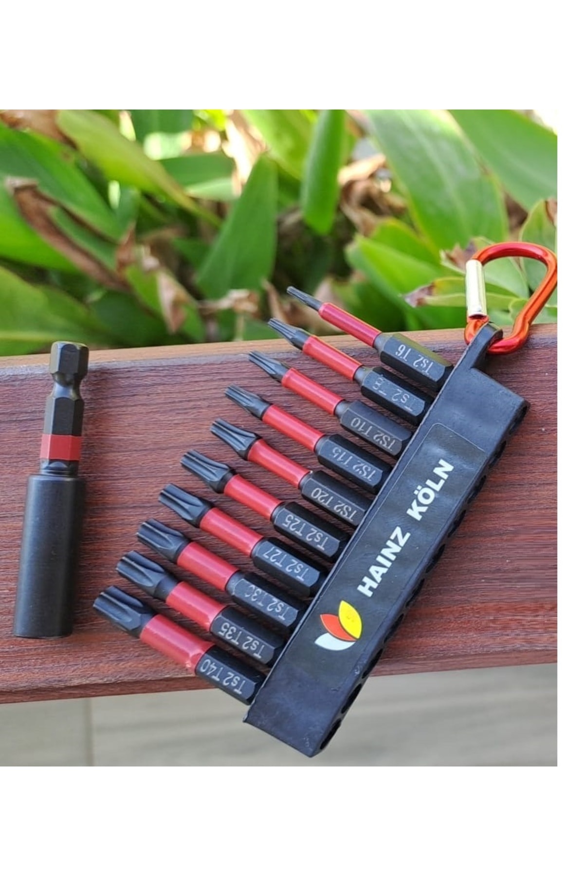 Yıldız Alyan Anahtar Seti Hex Bits uç takımı Manyetik uzatma Adaptörlü 12 Parçalı Torklu Set