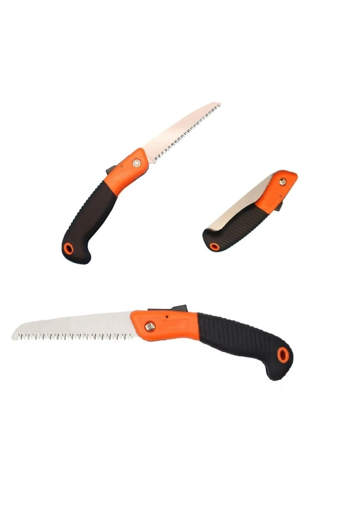 Katlanır Ağaç Çalı Dal Kesme Budama Testeresi Lazer Dişli Katlanır Testere