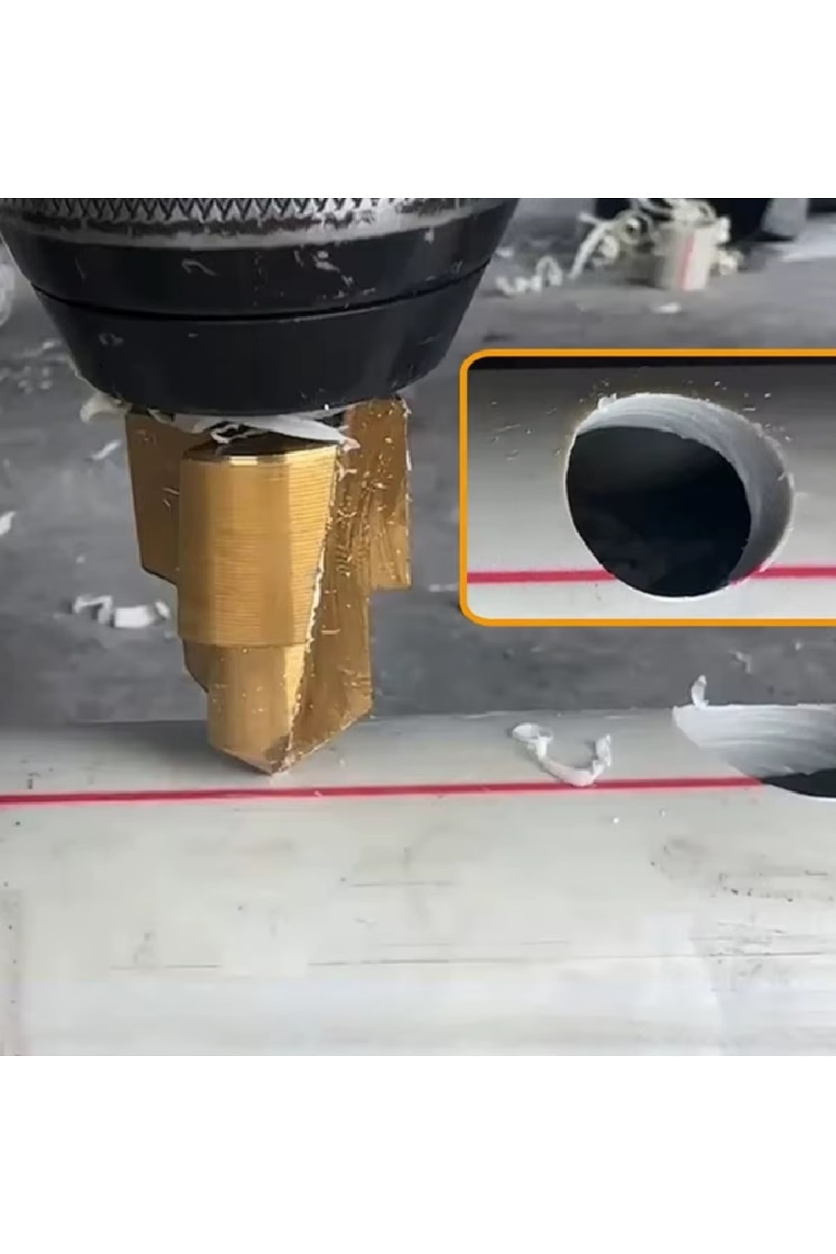 Pvc Boru Havşa PPRC Boru Tamir Onarımı Için 3 boy Matkap Rayba Boru Kesme Makası Delme Genişletme