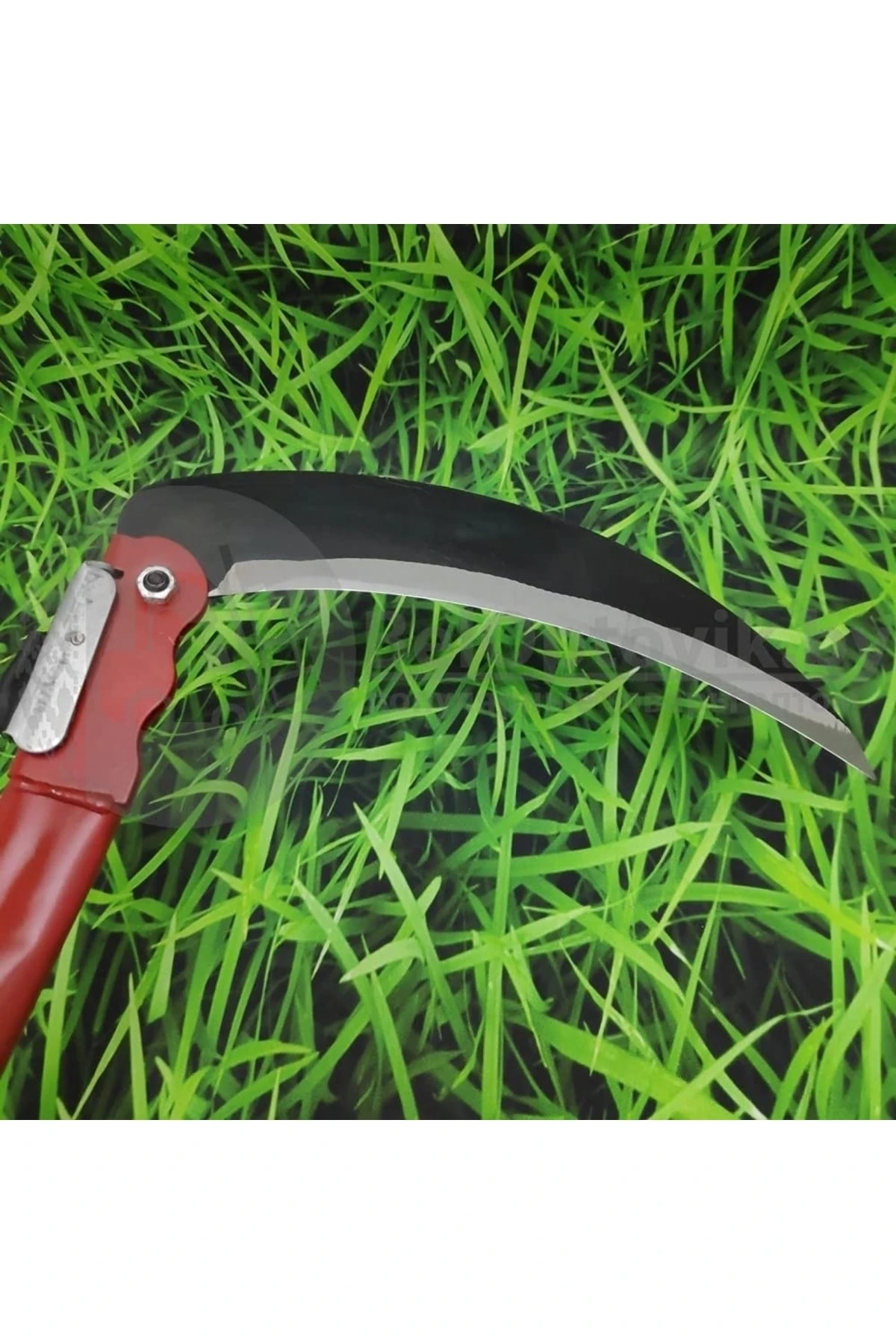 Katlanır Tırpan Ağaç Dal Ot Çalı Kesme Budama Orak Ve Tırpan Taşı Eğe Bileme Seti 3 Parça Bahçe Seti