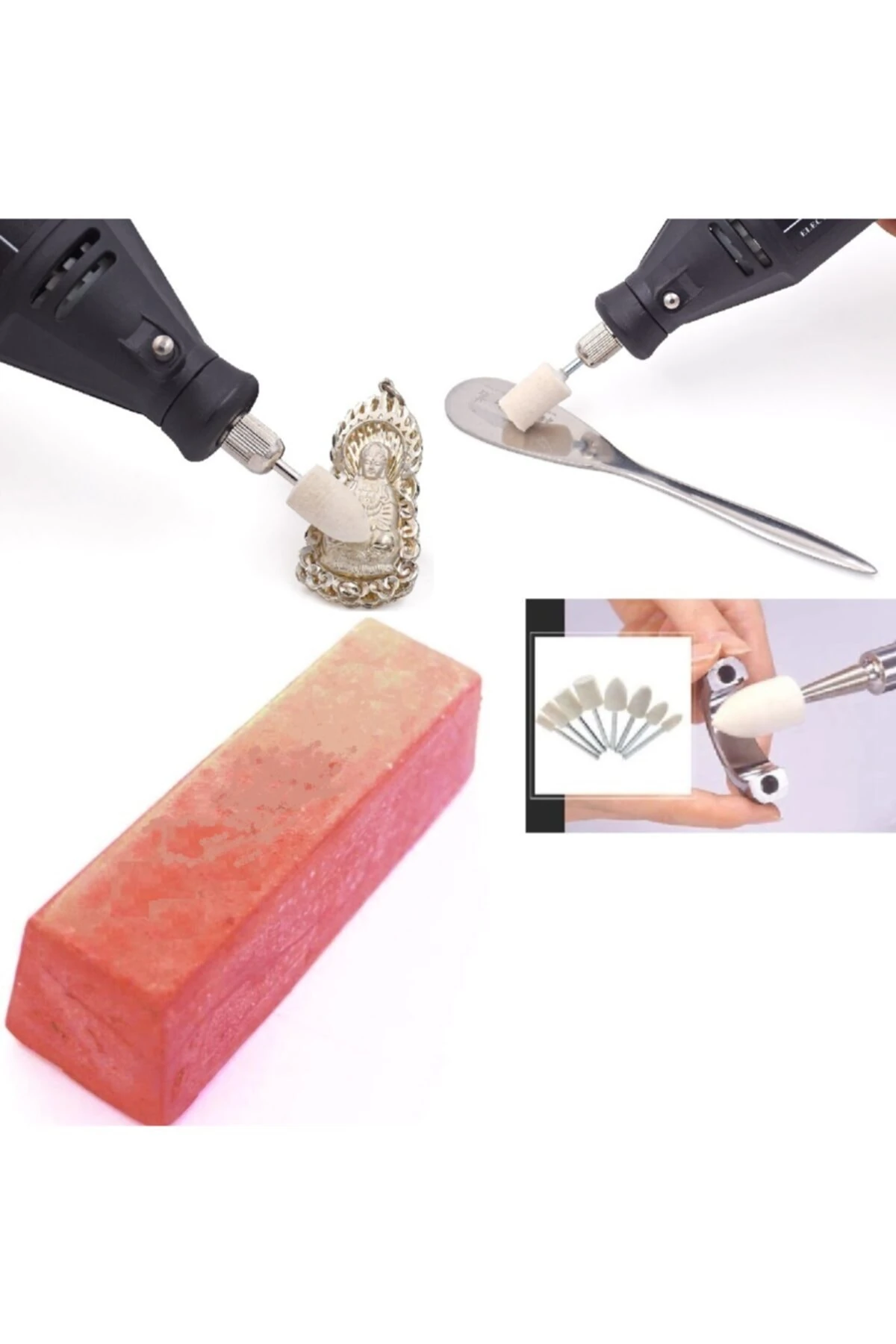 Kuyumcu Altın Gümüş Mücevher Parlatma Polisaj Pastası Pirinç Parlatma Balmumu Macunu 100gr.