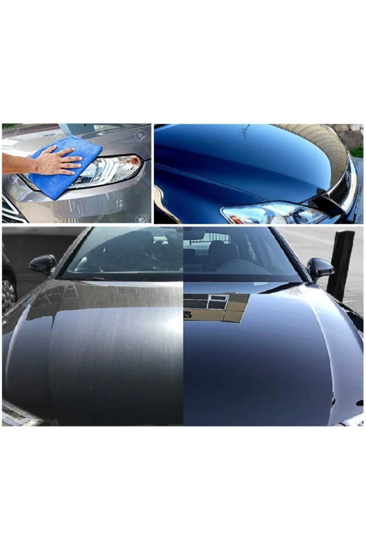 Oto Kaporta Boya Polisaj Seti + Pasta Cila Kir Çıkarma Araç Temizlik Seti