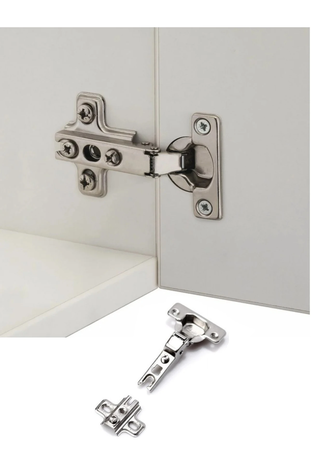 Küçük Tas Menteşe Mini Tas Menteşe Sürerek Düz 38/7,5