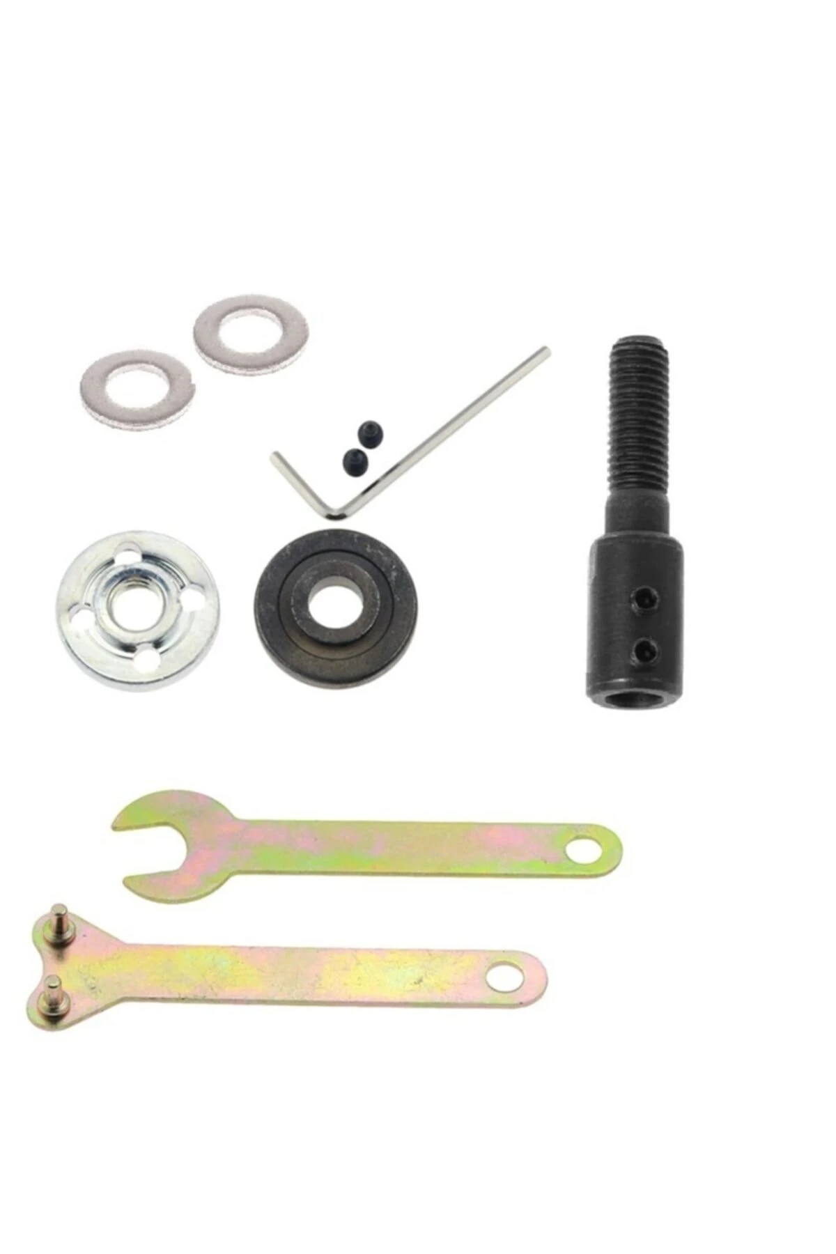 8mm Motor Mili Için Bağlantı Şaftı Somunlu Anahtarlı Kaplin Seti Disk Bağlama Adaptörü Okul Proje