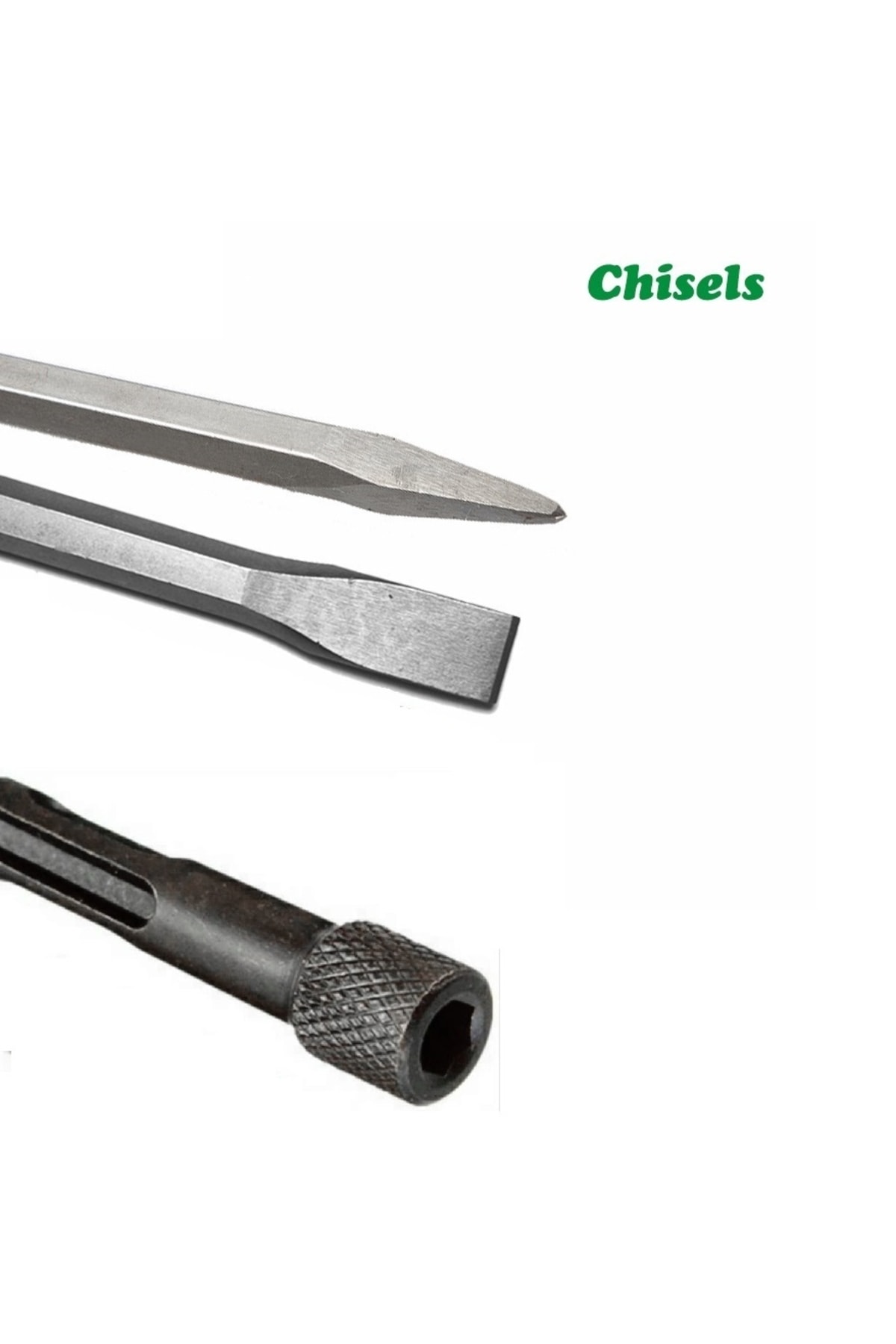 Kırıcı Delici Matkap Için Sds Plus Matkap Uç Seti Murç Keski 1/4 Hex Vidalama Adaptörü 3 Parça
