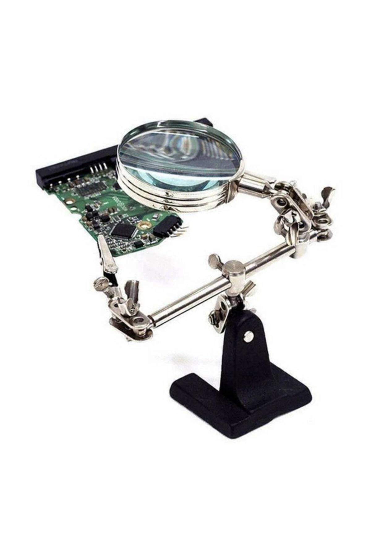 Çok Fonksiyonlu Çift Kollu Ayarlanabilir Tamir Büyüteç Seti