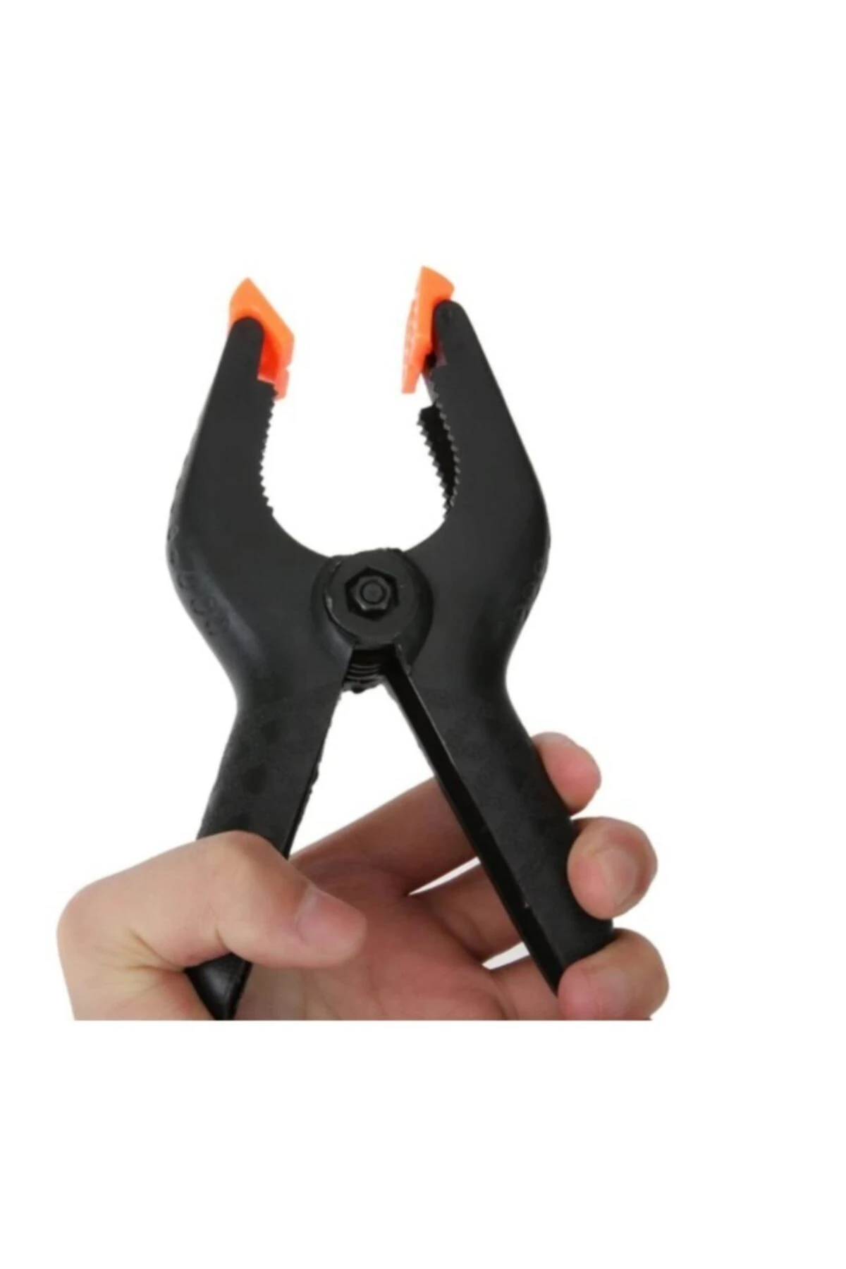 Kıskaç Klips Yaylı Işkence Plastik Kelepçe Güçlü Mafsallı Çene 4 Çeşit Mengene