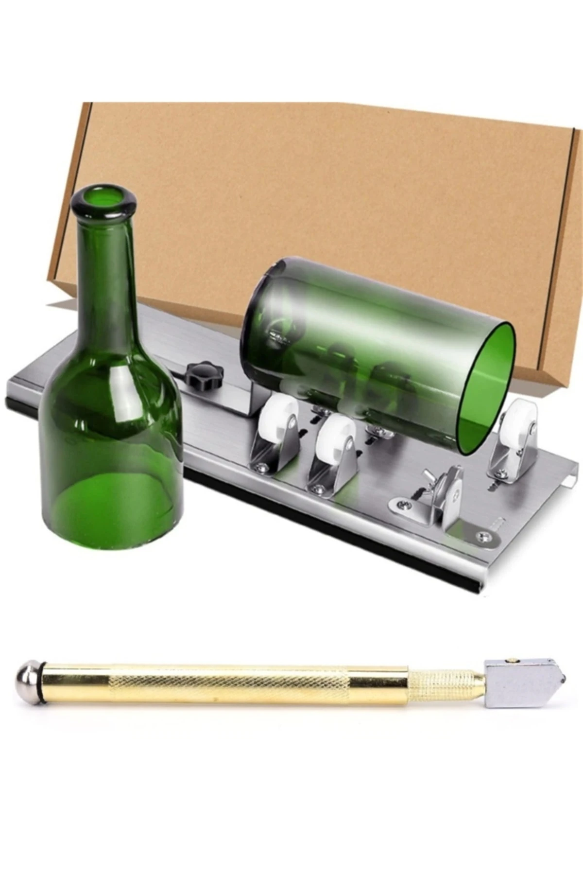 Elmas Kalem Cam Kesici Fayans Kesici Kendinden Yağlama Yağı Besleme Uçlu Cam Kesici Metal Saplı