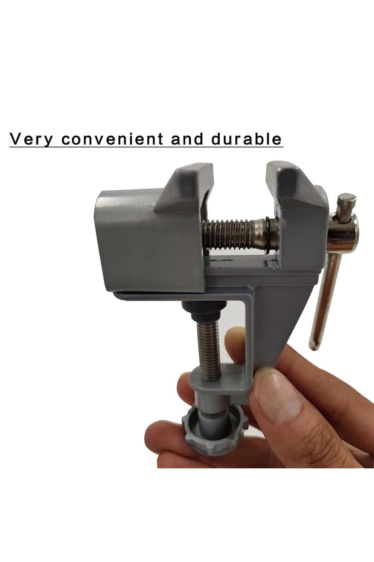 Mini 40mm Masa Tezgah Mengenesi Alüminyum Alaşımlı Tezgah Kelepçesi