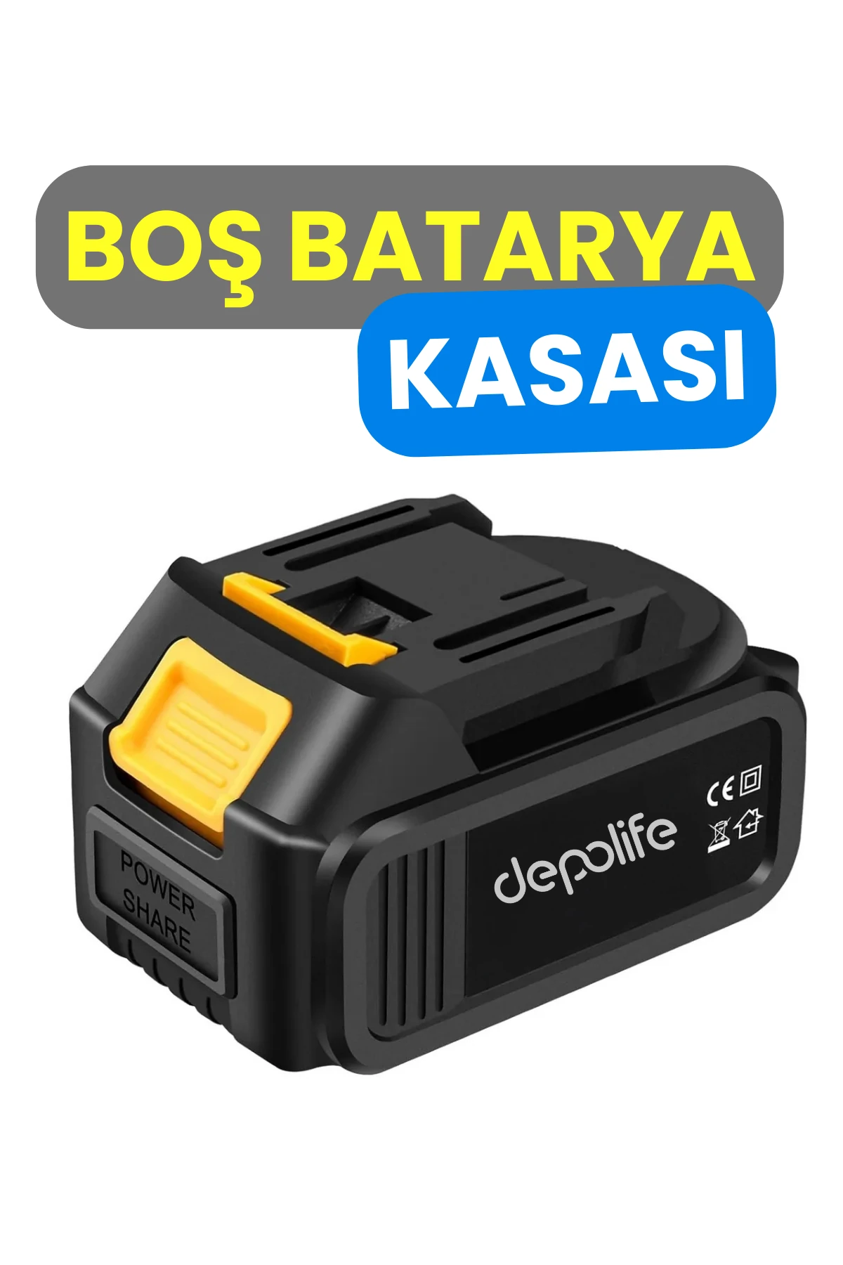 10 PİLLİ BOŞ BATARYA KASASI