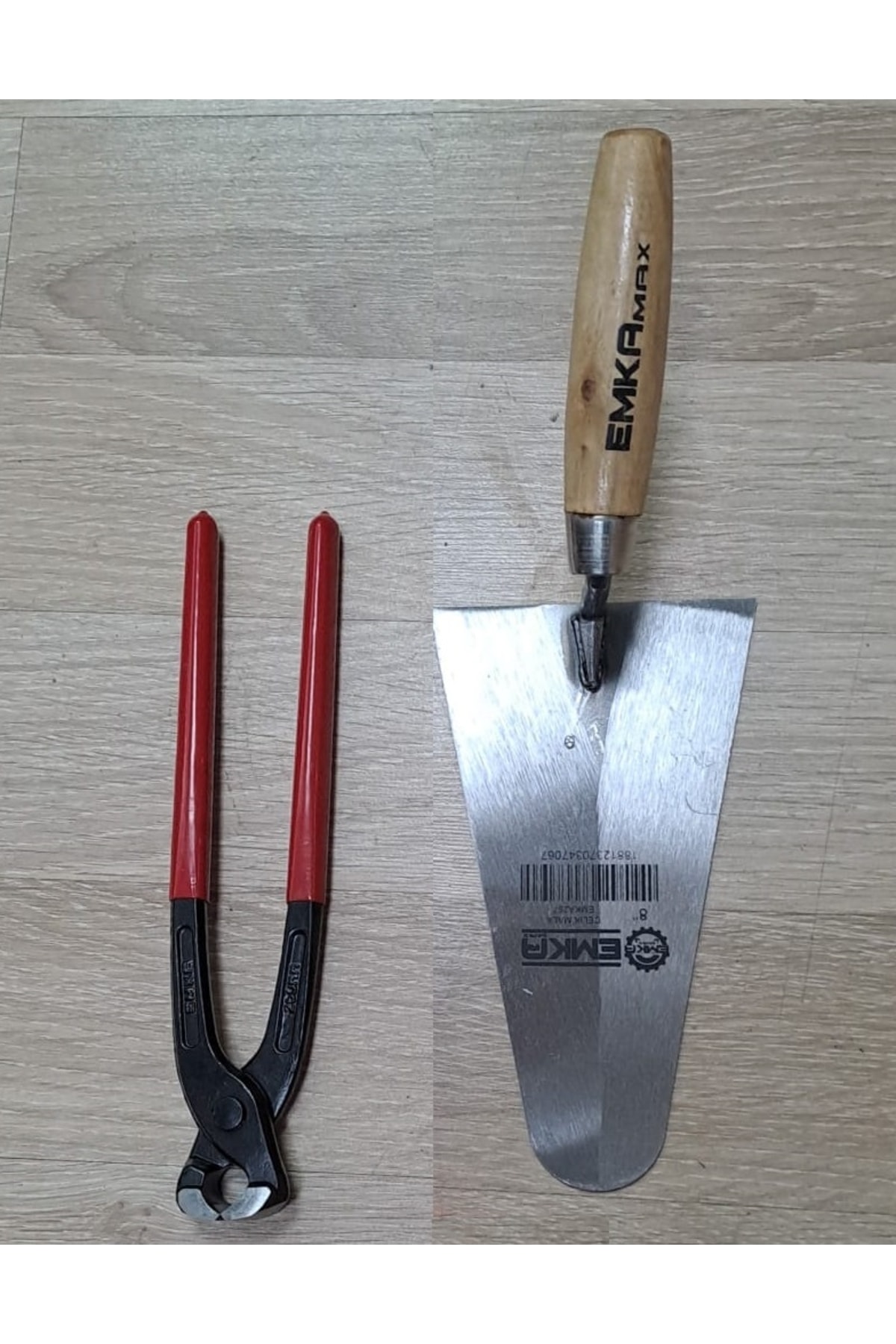 Inşaatcı Harç Malası 20cm Sıvacı Malası 25cm Betoncu Kerpeten Seti