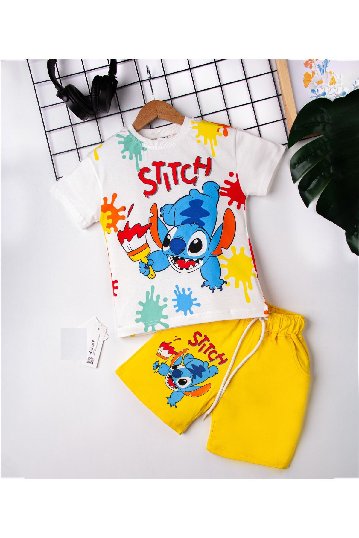 stitch sarı