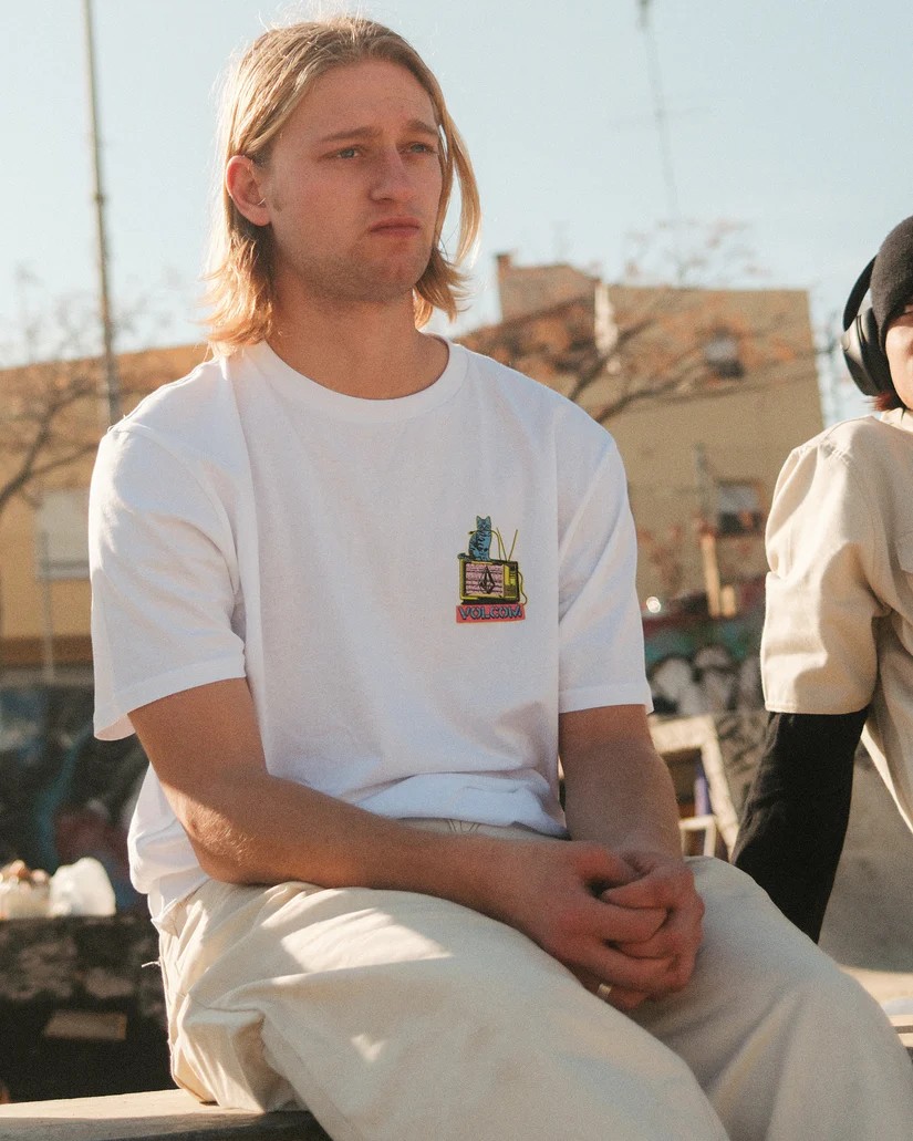 Volcom Catv Bsc Sst Wht Tişört
