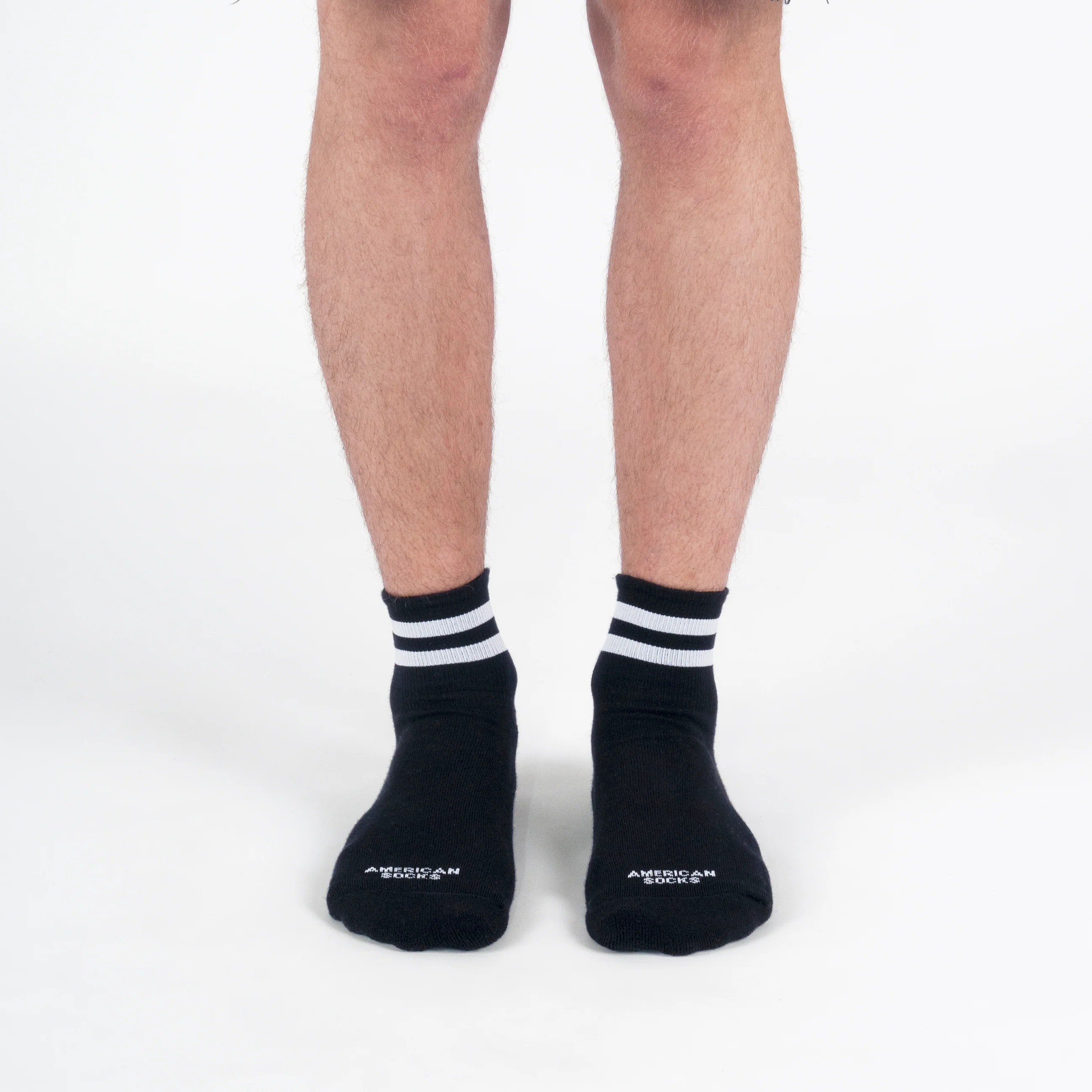 American Socks Back in Blk Ankle High Çorap