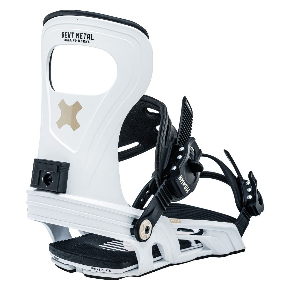 Bentmetal Metta White Snowboard Bağlama