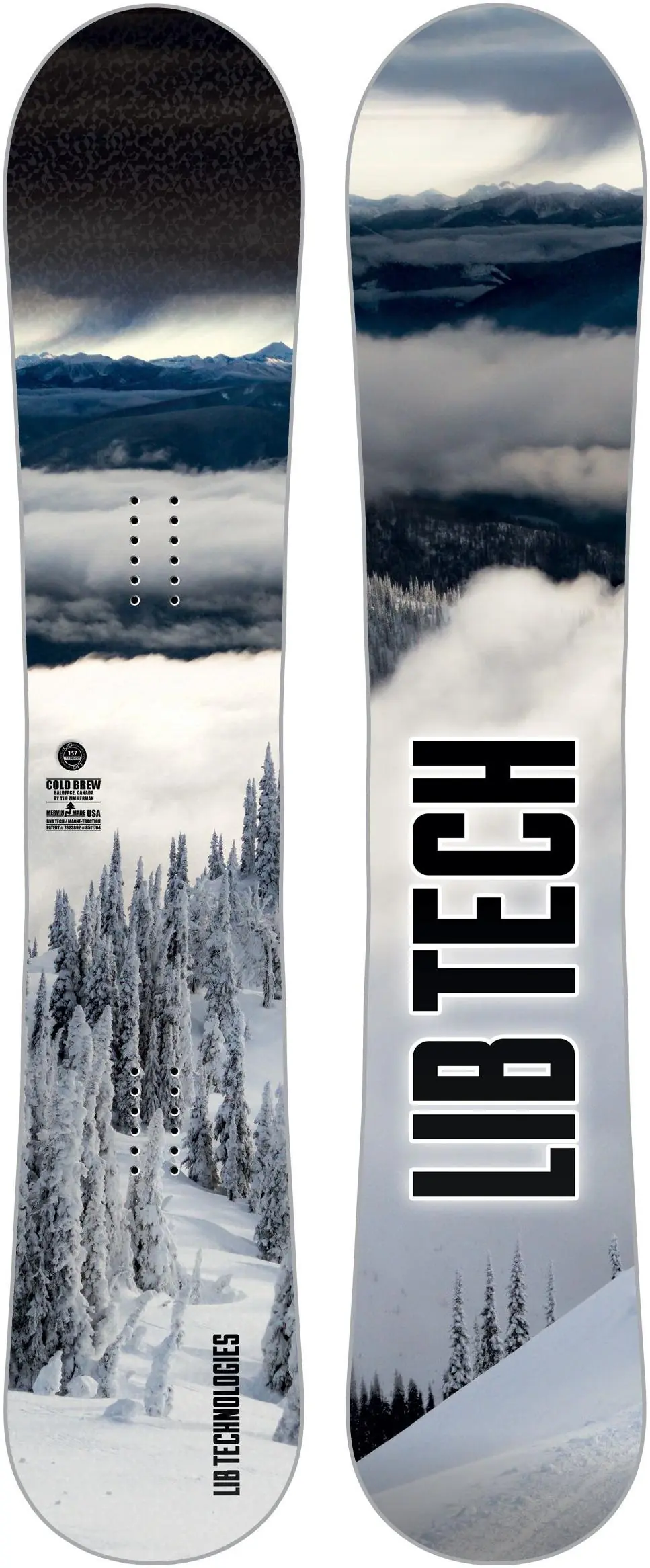 スノーボード LibTech ColdBrew C2 149 + UnionForce M Libtech Cold Brew 24 Snowboard