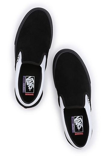 Vans Skate Slip On Blk Blk Wht Ayakkabı