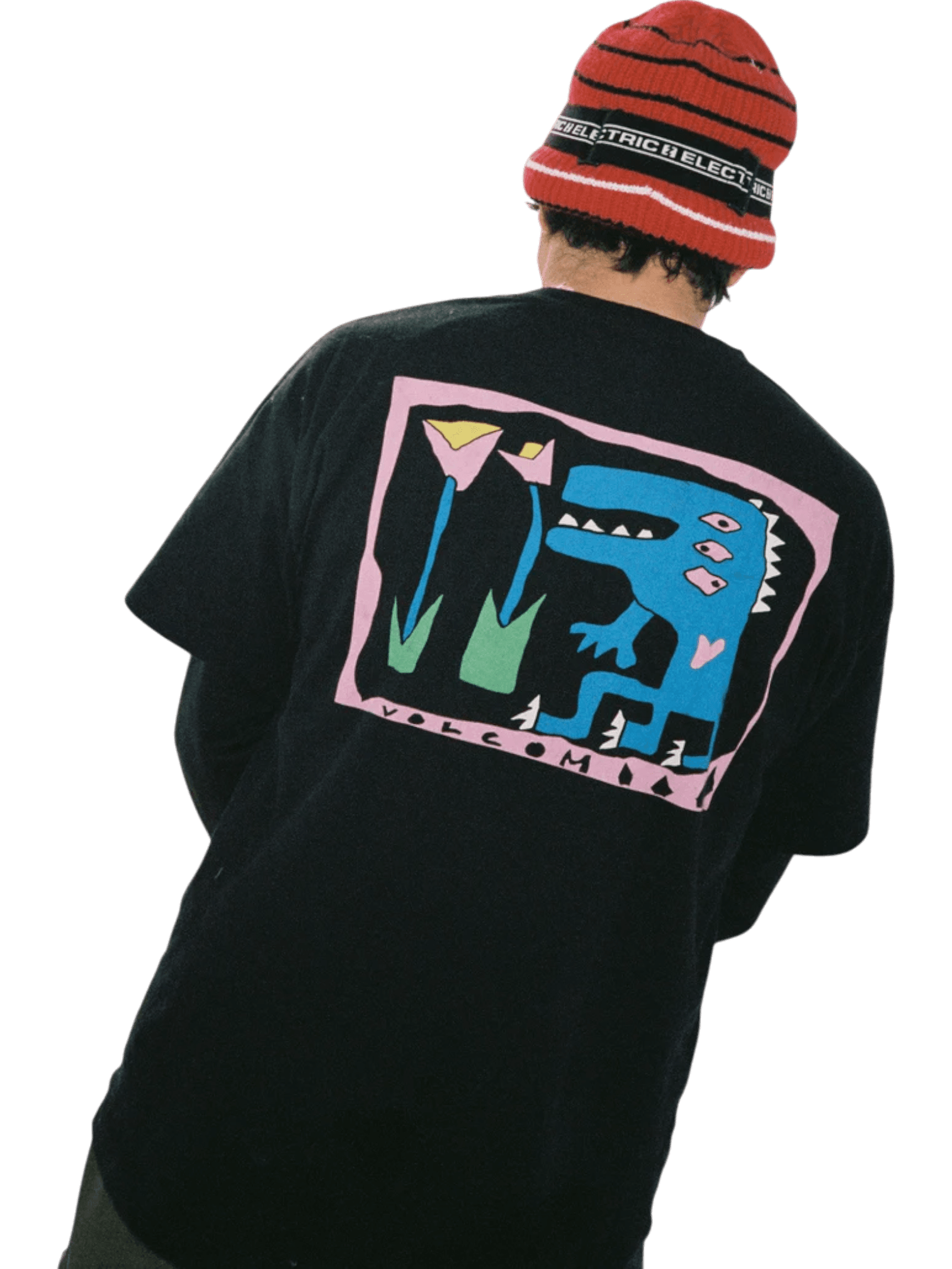 Volcom Arthur Dino Lse Sst Blk Tişört