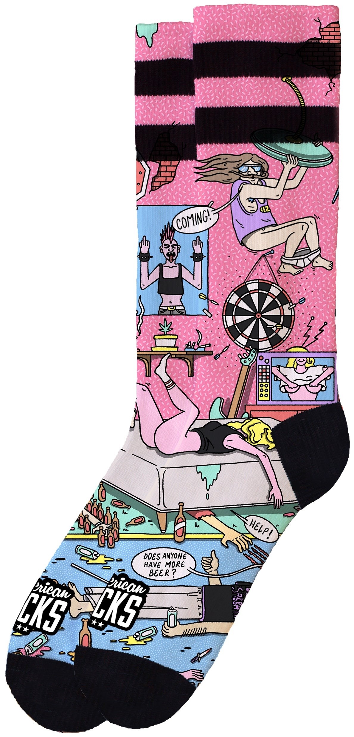 American Socks Amrcn Pie Mid High Sg Çorap