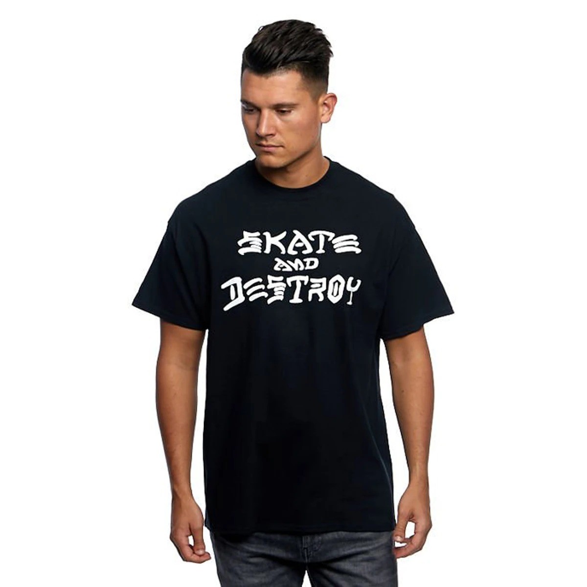 Thrasher Skate And Destroy Black Tişört