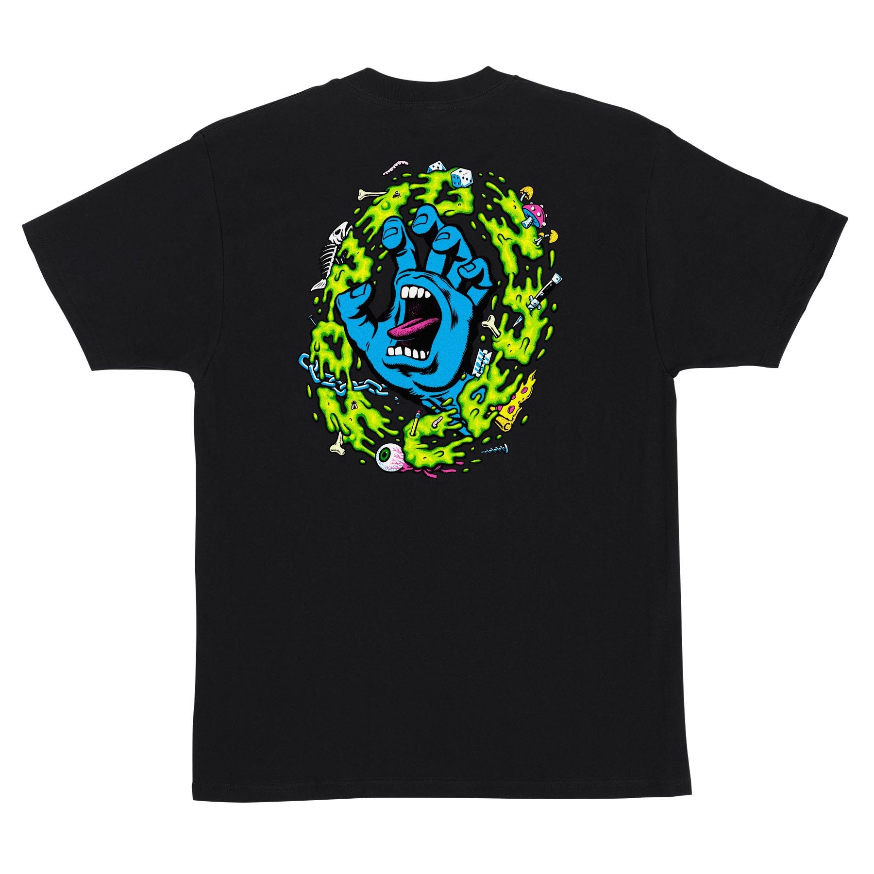 Santa Cruz Slime Scream Black Tişört