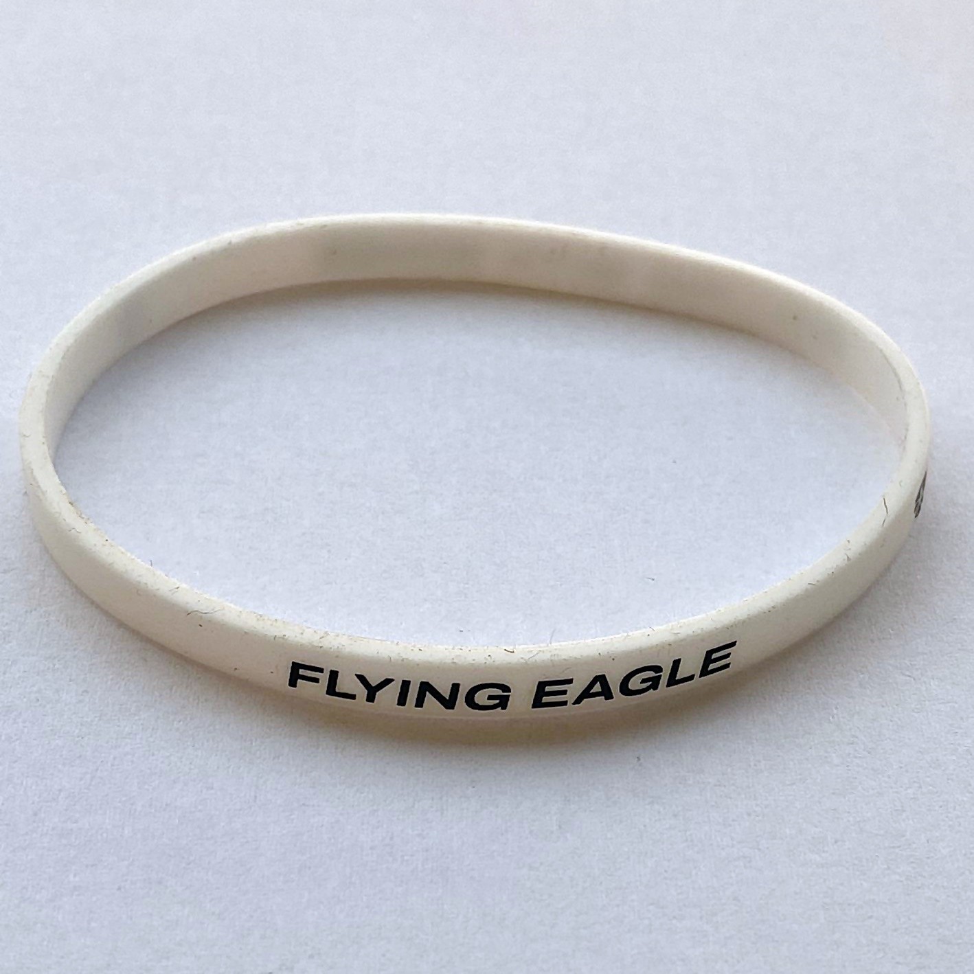 Flying Eagle RubberWristband White Lastik Bileklik