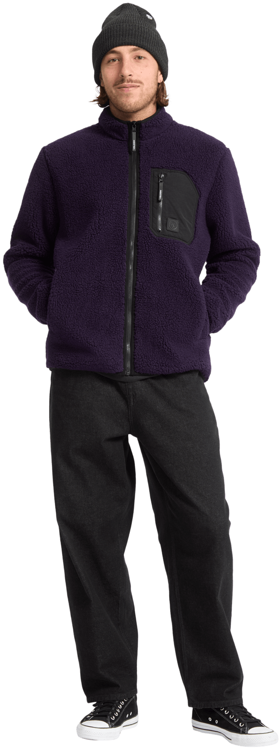 Volcom Muzzer Fuzzar Zip Dpl Sweatshirt