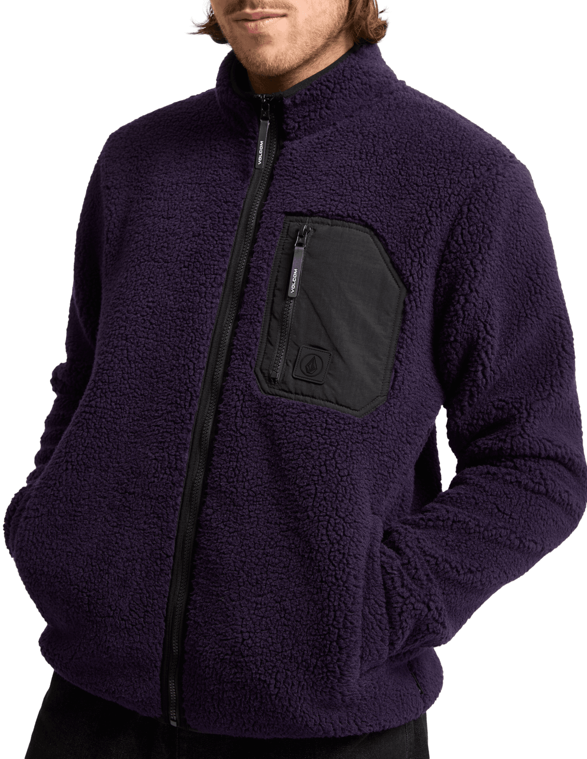Volcom Muzzer Fuzzar Zip Dpl Sweatshirt