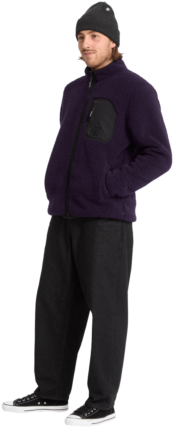 Volcom Muzzer Fuzzar Zip Dpl Sweatshirt