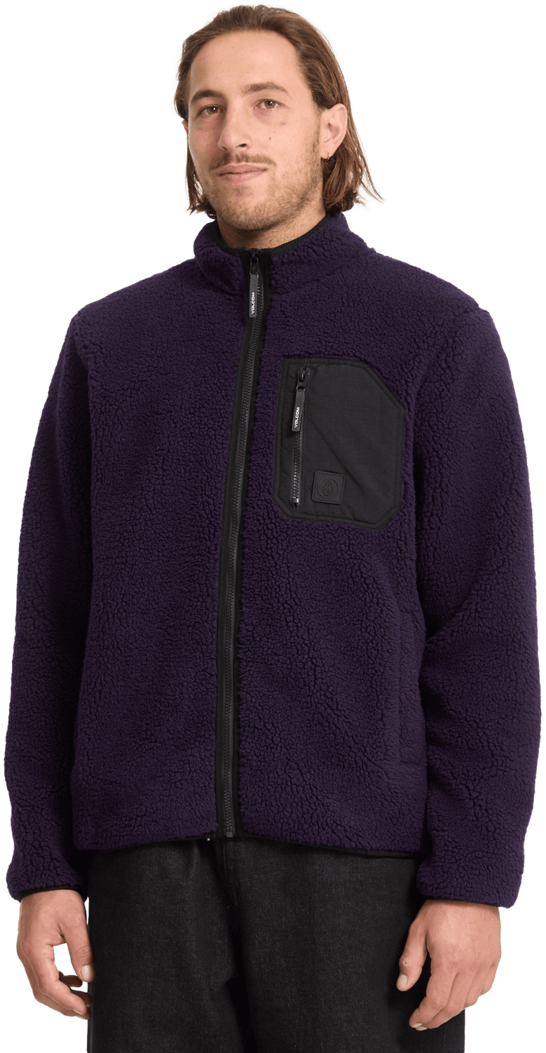 Volcom Muzzer Fuzzar Zip Dpl Sweatshirt
