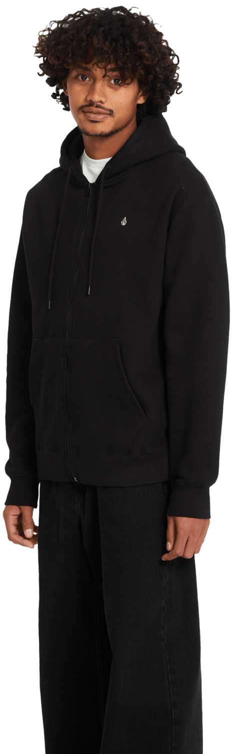 Volcom Single Stone Zip Blk Sweatshirt
