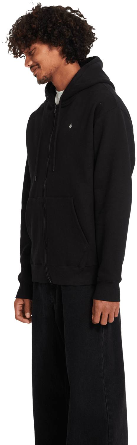 Volcom Single Stone Zip Blk Sweatshirt