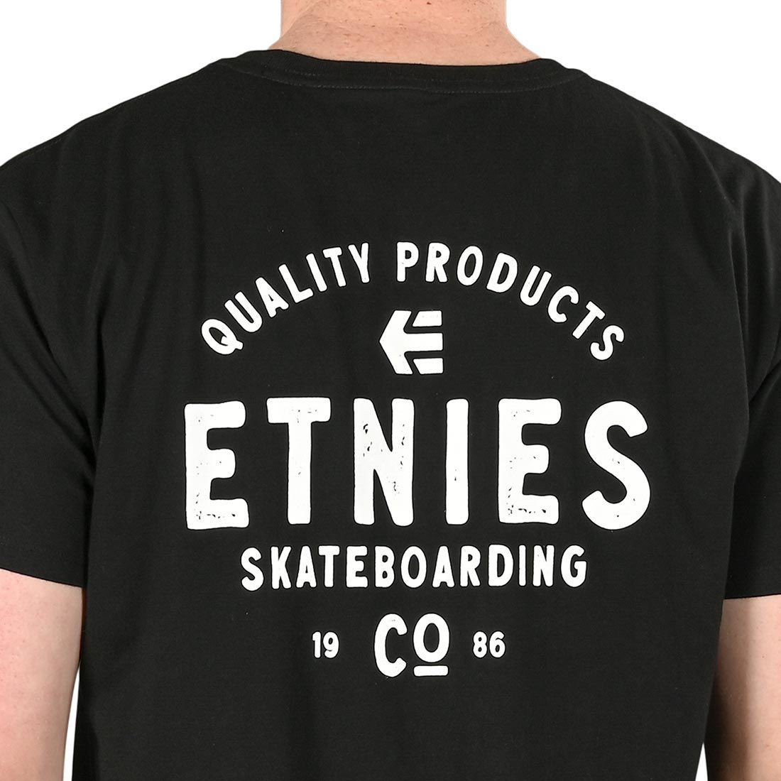 Etnies Skate Co Black White Tişört