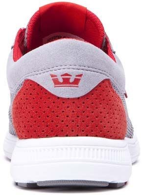 Supra Hammer Run Grey Red Shoes